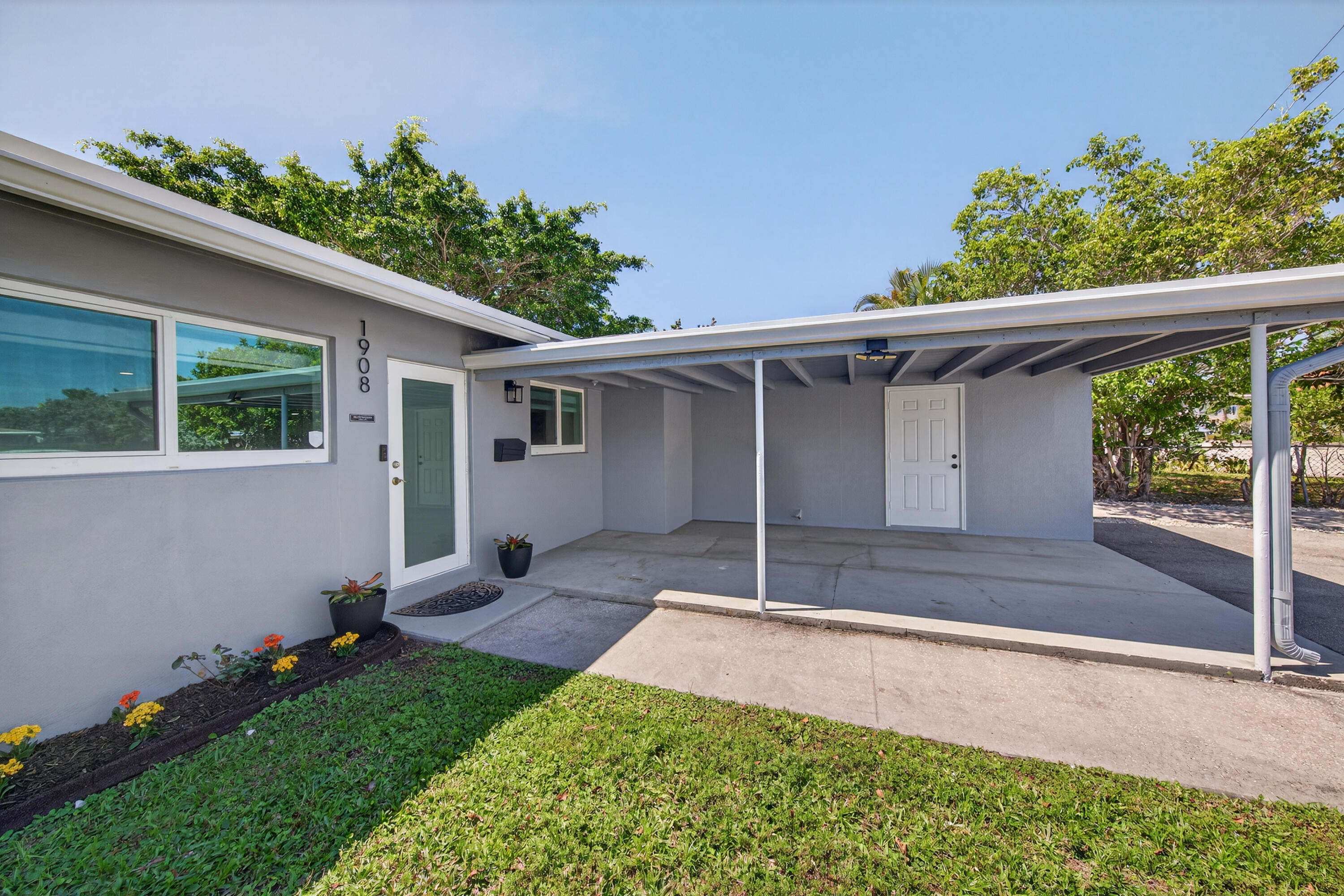Beautiful single family home in the heart of Wilton Manors. Home features all hurricane impact doors and windows, new tile flooring, fully renovated bath, fully renovated kitchen with SS appliances, huge fenced yard with large patio, fruit trees and room for a pool. House currently has efficiency with separate entrance in rear, kitchenette with 1 bed/1 bath which can be used as income producer. Primary home is currently 2 bed 1 bath (easily break through wall into efficiency to become 3 bed/2 bath). 6+ parking spaces. see attachments for seller's disclosure, flood disclosure, Lead paint disclosure, bill for pipe lining