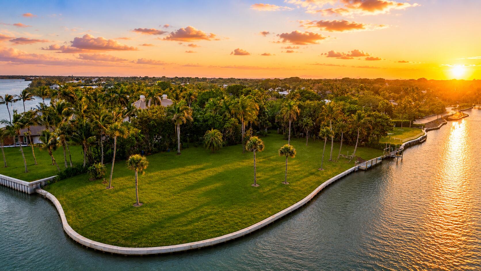 Rare opportunity to build a custom waterfront estate in the prestigious Archipelago section of South Sewall's Point. This .59-acre corner point lot offers approximately 240± feet of water frontage with expansive views overlooking Bird Island and the surrounding turquoise waterways. Cleared and ready for construction, the property provides the ideal setting to create a private coastal retreat with panoramic sunrise and sunset views. Enjoy boating, fishing, paddleboarding, and the ultimate waterfront lifestyle just minutes from downtown Stuart, beaches, restaurants, and marinas. A truly exceptional opportunity in one of Sewall's Point's most desirable waterfront enclaves.