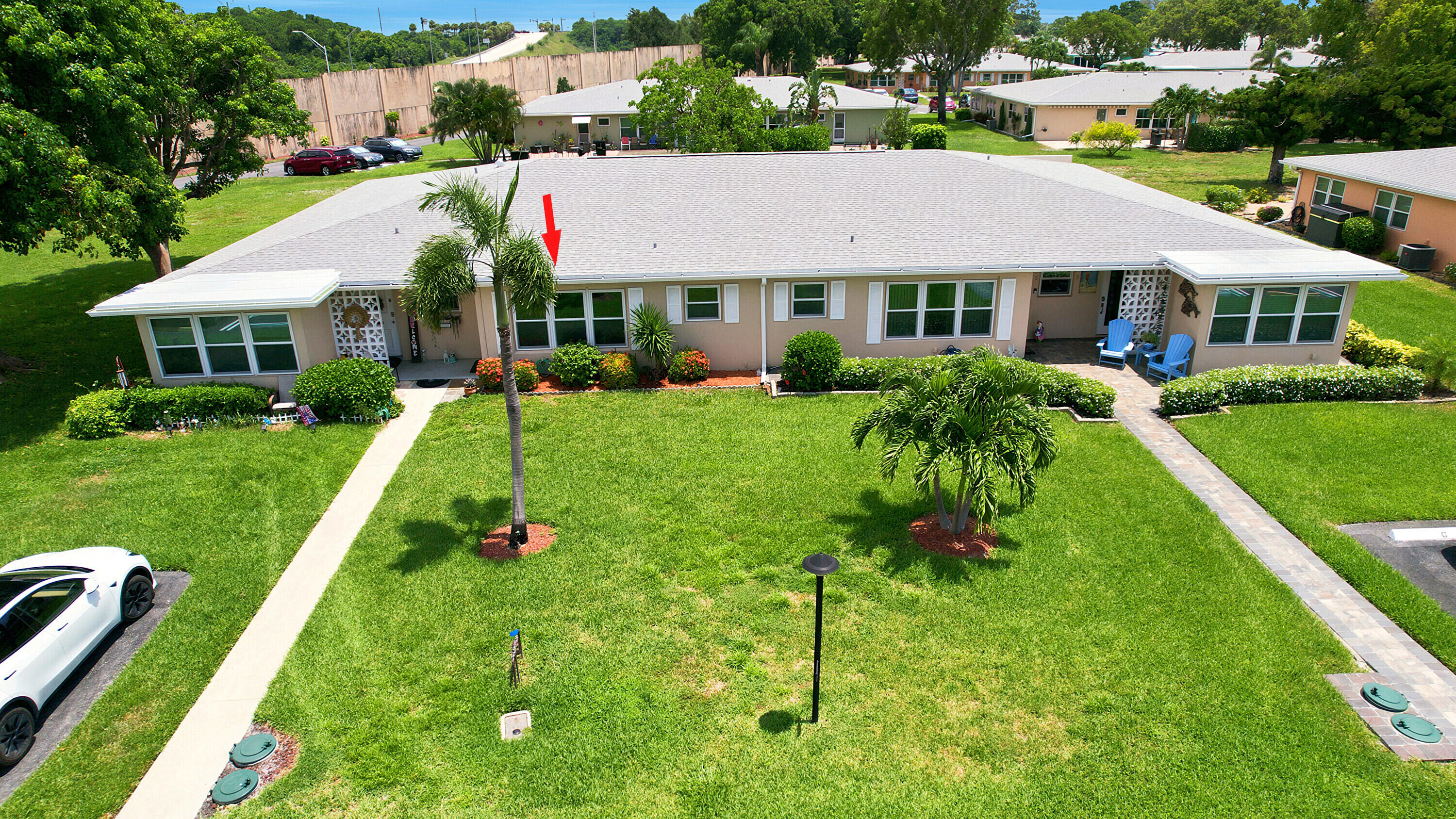 Welcome to this charming villa with a thoughtful layout that includes 1 bedroom, 1.5 bath making it practical for various living situations. The villa is located in the desirable High Point Condo community in Boynton Beach, Florida. Offering 966sqft of well-appointed living space on a single floor, providing comfortable & efficient living for those seeking a manageable home. New AC & newer Roof. Impact Windows. Lots of storage. Closed-in back porch for extra living space. Convenient Boynton Beach location for residents seeking an accessible & straightforward residential option minutes from beautiful beaches, the Intracoastal Waterway & close to trendy downtown Delray Beach with its fine restaurants and shopping. Amenities include: Billiard Room, Clubhouse, Community Room.