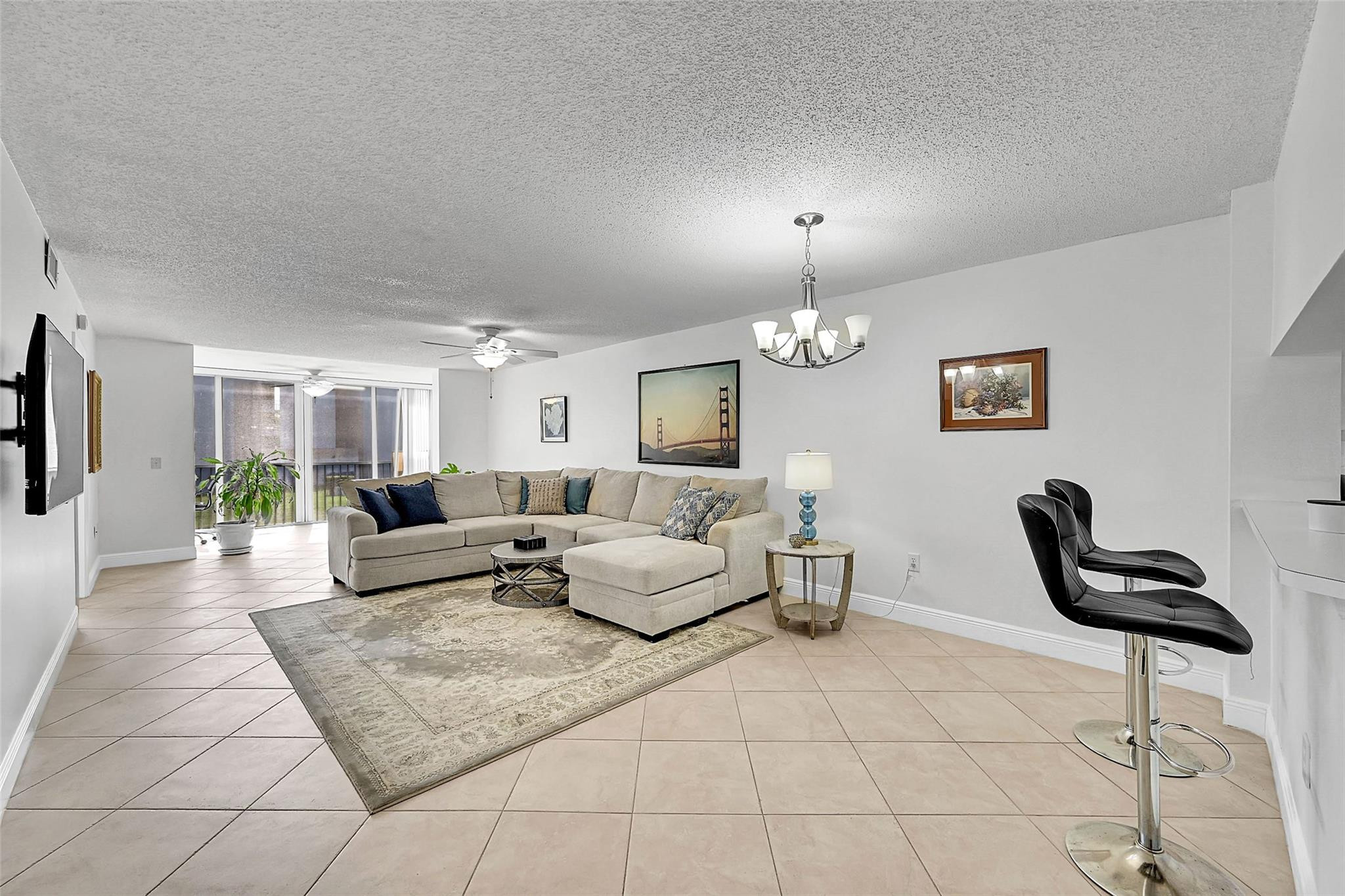 55+ COMMUNITY, THIS HARD TO FIND PORTOFINO MODEL, INSIDE CORNER UNIT IS ON THE 2nd FLOOR, WELL KEPT BUILDING #196. BEAUTIFUL VIEWS FROM THE FLORIDA ROOM WINDOWS. TILE THROUGHOUT, WITH THE EXCEPTION OF THE BEDROOMS WHICH BOTH HAVE LAMINATE, REMODELED BATHROOMS MAKE THIS UNIT STAND OUT! FURNITURE OFFERED FOR SALE SEPERATELY. THIS IS A RARE FIND, & WILL NOT LAST LONG. IT IS LOCATED RIGHT NEXT TO A SATELLITE YEAR-ROUND HEATED POOL, SAUNA, BILLARD, TENNIS AND PICKLEBALL COURT. PICTURESQUE WATER AND GOLF VIEWS FROM WINDOWS. GOLF COMMUNITY, WITH A GREAT CLUBHOUSE THAT OFFERS MOVIES, CONCERTS, LIVE SHOWS & THEATER. BRING YOUR FUSSIEST BUYERS. COURTESY CALL CALL FOR SHOWING ONLY. NO SHOWINGS AFTER 6:00 P.M. OWNER OCCUPIED. ASSOCIATION REQUIRES $3,125 A MONTH NET INCOME AND 700 CREDIT SCORE.