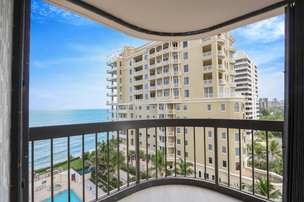 Direct Ocean & Intracoastal Views - Totally Renovated - 2 Balconies - Water Views from EVERY ROOM - Garage Parking. This OCEANFRONT condo located directly on the beach is perfect for you to enjoy all season long. This spacious condos features an open concept living space with floor to ceiling sliders opening onto an oversized balcony perfect for entertaining or enjoying dinners overlooking the ocean. Totally renovated from floor to ceiling, this unit also features a second balcony off the dining room with amazing views of the sunset over the Intracoastal. Split bedroom floor-plan, the oversized master suite features a stunning bathroom and 2 large walk in closets. The 2nd bedroom is spacious for guests and has its own on-suite and another walk in closet. Eastpointe (see supplement) ... ... amenities include a heated beachside pool, resident lounge/party room with kitchen, large screen TV and bar, library, billiards room & fitness center. Individual extra storage rooms on same floor as unit. The building also has a 24 hour manned entry gate and concierge at the front desk. Available for Season 2025 for a minimum of 3 Months.