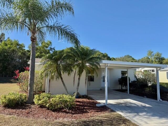 This quaint home nestled on a private lot will not disappoint!  Recently updated roof in 2026 & along with fresh paint & luxury vinyl flooring.  NEW DOUBLE HUNG WINDOWS & ROOF!!  Tucked in a cul-de-sac while enjoying the privacy on the lanai awaits you!.  Savanna Club is a resort like community offering many amenities including a cafe, golf, theater, 3 pools, 2 clubhouses, 3 gyms & a recreational center. Too many ammenities to list!  Home is on LEASED LAND.