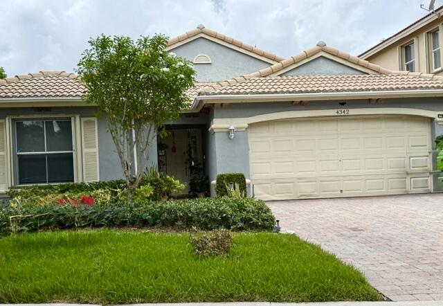Welcome to this charming single-story residence located in Briger Pars, West Palm Beach. This well-proportioned  home features three bedrooms and two full bathrooms, offering 1,648 square feet of finished living space. The two-car garage provides convenient parking and storage solutions. Situated in an established gated community of Laguna Lakes, this property presents an excellent opportunity for those seeking a practical, comfortable residence in West Palm Beach. Perfect for entertaining or family fun.
