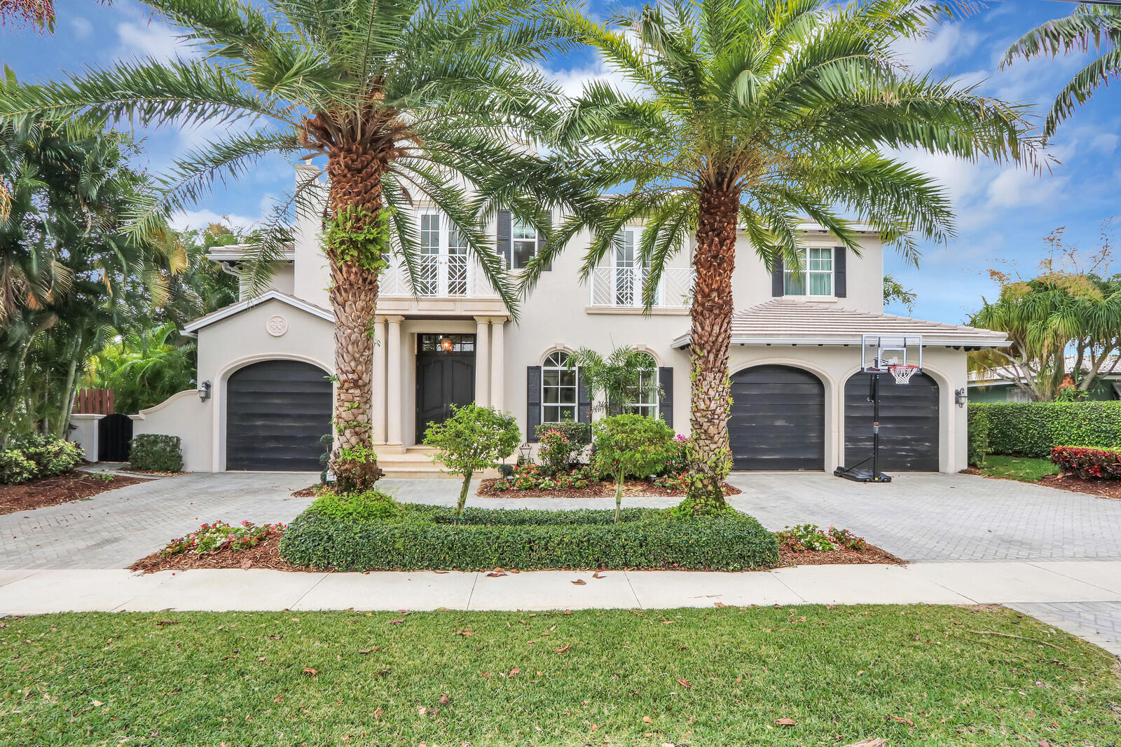 Bring your 70 ft Yacht to this almost brand new No Fixed Bridge Deepwater Boca Estate. South facing in the rear. Wine room, deluxe master suite with separate shower and Jacuzzi tub and double sinks and bidet. Everything you need for your Boca Waterfront lifestyle. Two light fixtures excluded.