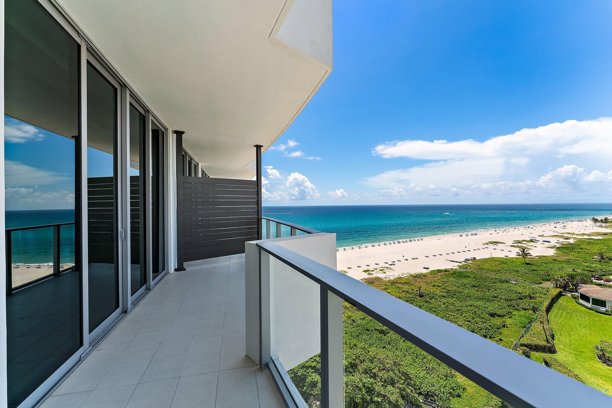 Welcome to the Amrit Singer Island, the ultimate luxury wellness lifestyle in the Palm Beaches. Enjoy this gorgeous 12th floor residence overlooking the Atlantic Ocean, Intracoastal Waterways and Singer Island. This new construction condo offers a split floor plan with two bedrooms, 2 full baths and a powder room, an open floor plan kitchen perfect to entertain and cook, all new appliances including a wine refrigerator and one of the largest offered balconies expanding your living area to the outdoors. Residents can enjoy hotel amenities including valet parking, concierge service, two fitness center, beach service, community pool, dog walk, several restaurants and coffee shop, an onsite hotel and over 100,000SF of spa facilities  that can be used with an addition membership. An ideal home to enjoy the year-round paradise that is Singer Island and the Palm Beaches.