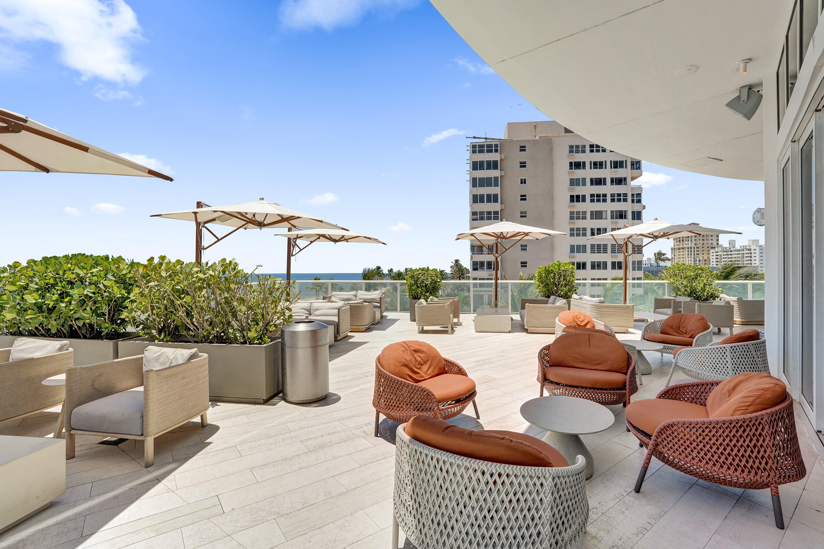 TURNKEY beautifully furnished with Terrific Ocean Views in the heart of Fort Lauderdale beach, this unit is a magnet for vacationers/telecommuters. Amazingly flexible rental policy attracts owners & top flight tenants seeking  luxury with sophisticated yet refined city vibe, this  2 BR 2BA high floor unit includes: Open floor plan with spacious living /dining areas and 2 master king size suites & spa like baths; Breakfast island and floor to ceiling windows; Ideal for entertaining . Washer/dryer, home safe, stainless appliances & stone countertops; Expansive balcony! Garage parking, concierge and 24 hour security. TWO heated pools all just steps to the ocean's edge! Newly furnished Rare opportunity for under one million! With its stunning views and vistas of ocean, city and intracoastal.