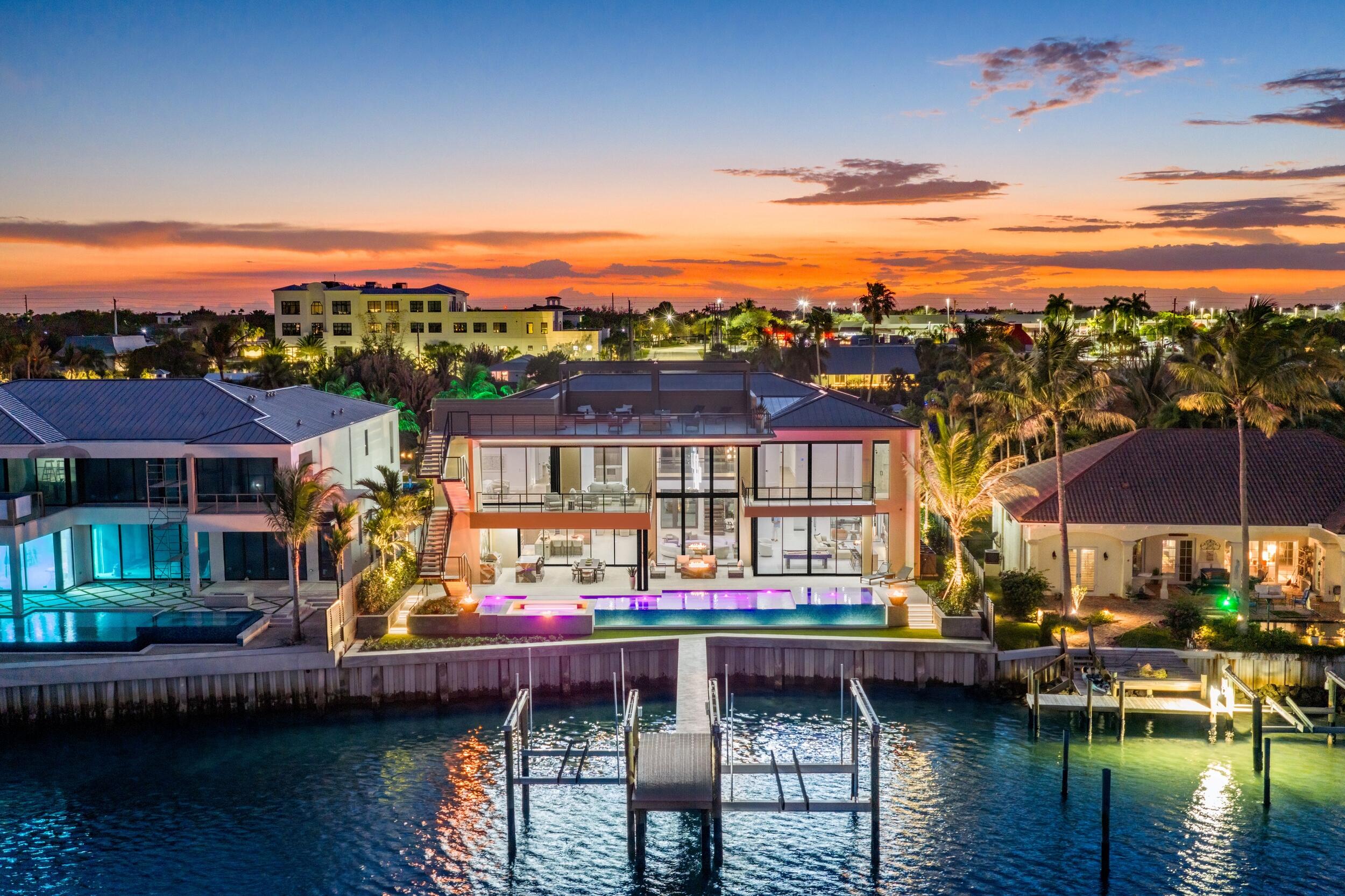 Experience brand-new waterfront perfection in Jupiter, where the water truly takes center stage. This 2026 new-construction masterpiece offers 6 bedrooms, 7.5 baths, and 7,514 SF under air (13,001 SF total), all designed to showcase the legendary ''Jupiter Blue'' Intracoastal and ocean from the third floor deck. Every room opens to breathtaking, bluest-water views, creating a seamless indoor-outdoor lifestyle reminiscent of a private St. Barths resort. Featuring top-of-the-line finishes throughout, a brand-new seawall, dock, two boat lifts including a 32,000-lb high speed lift and less than two minutes to the inlet, this is boating and luxury at its finest. One of the hottest homes in one of Jupiter's most coveted locations this opportunity will not last.