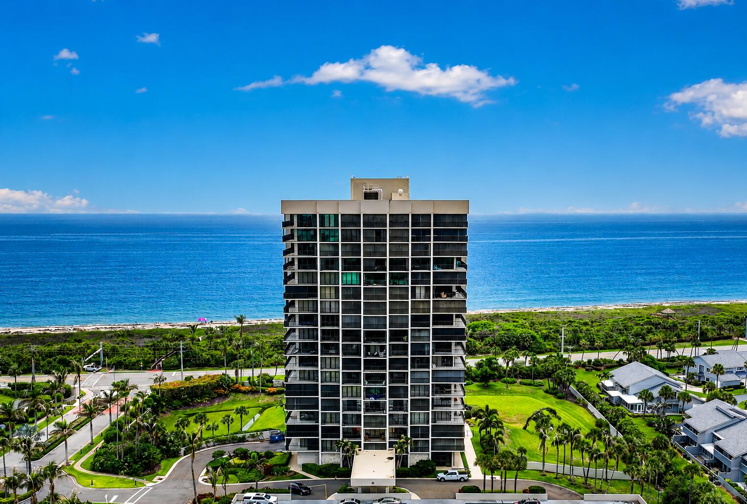 Experience breathtaking Sunrise-to-Sunset living from this beautifully positioned 2BR/2BA residence at Atlantic View Beach Club. Enjoy panoramic Atlantic Ocean, Intracoastal Waterway, and preserve views from expansive balconies and walls of glass that fill the home with natural light. The spacious open floor plan features a large kitchen with granite countertops, abundant cabinetry, breakfast bar seating, and generous living and dining areas designed to showcase the incredible views. Resort-style amenities include private beach access, heated pool, spa, fitness center, tennis and pickleball courts, clubhouse, game room, and beautifully landscaped grounds. Conveniently located near Vero Beach, shopping, dining, entertainment, and Vero Beach Regional Airport. A rare opportunity to own a true