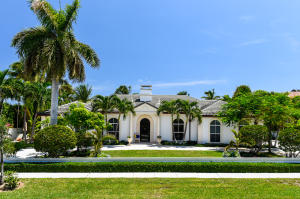 Overlooking the wide waters of the Intracoastal, 1680 Land’s End Road offers 113’ of the most beautiful water views in the tranquil setting of Point Manalapan.  This 5,380 SF home offers 5 bedrooms, 4 baths and a powder room.  Features include a grand foyer, library, spacious eat-in kitchen, expansive central sitting room with fireplace, formal dining room, lakeside sun room with fireplace, and impact windows and doors.  There are four additional bedrooms plus loggia, private dock, two car garage and multi-zone air-conditioning.  Gratis membership to the La Coquille Club at Eau Palm Beach Resort & Spa (formerly the Ritz Carlton) is included.