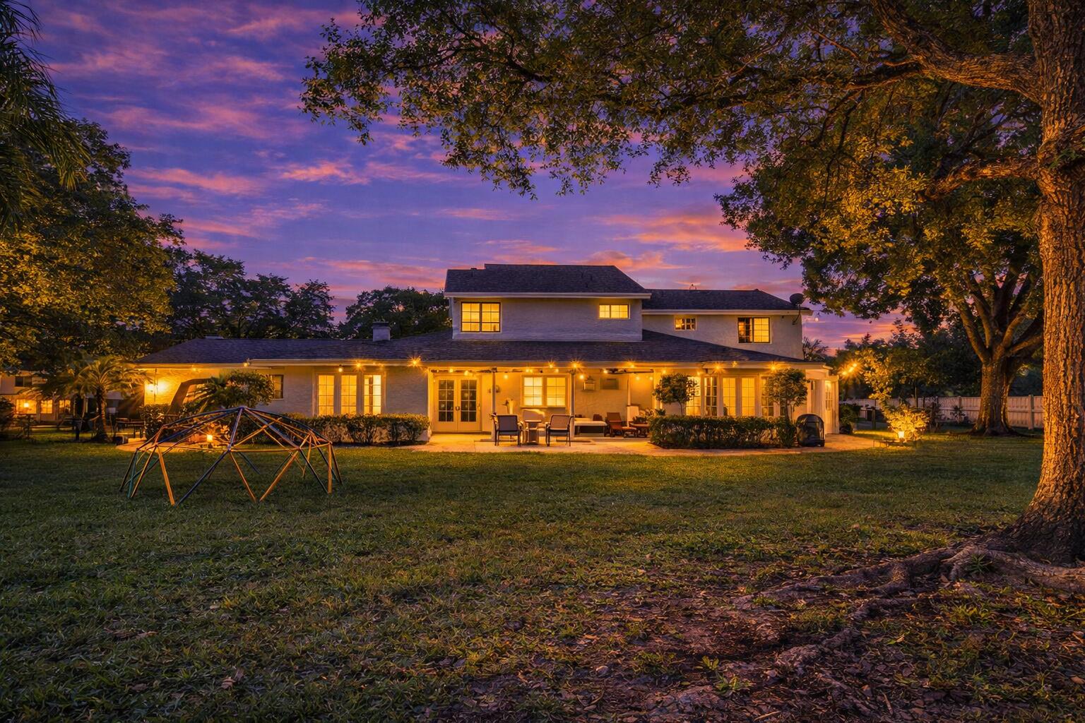 You know that moment when you walk into a home & everything just feels right? That is what happens here. Welcome to Rock Creek's most stunning completely renovated homes, where grand mature oak trees frame a nearly 13,000 square foot lot & every single room has been reimagined from the ground up. New roof, new kitchen, new bathrooms (not master), new flooring, new appliances, & freshly painted throughout. 6 beds, 3.5 baths, 3,534 SF of modern yet warm living space that feels like a private retreat the moment you pull up. The backyard is massive, tree canopied & has more than enough room for the pool of your dreams. Impact windows & doors, tankless water heater & a low HOA of $210 per quarter. A rated schools. In Rock Creek, Cooper City,  this is the one buyers spend years waiting for.