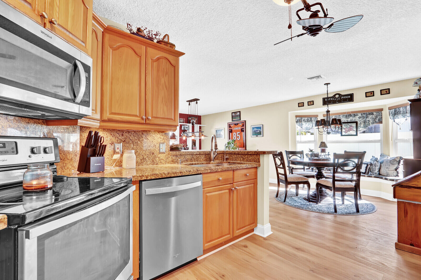 MOTIVATED-HUGE PRICE ADJUSTMENT-Beautifully maintained 4-bedroom, 2-bath home with a pool in the highly desirable community of The Lakes of Sherbrooke.   This home features a spacious open flow layout--perfect for comfortable everyday living and entertaining.  Bedrooms are large with built-in closets.  Bathrooms have been NEWLY REMODELED.  Relax in your NEWLY rescreened lanai & fenced-in yard featuring a sparkling pool that has a NEW pool pump, & NEW pool liner. Other Recent upgrades make it an exceptional home featuring:   NEW luxury vinyl plank flooring throughout common areas and primary bedroom;  Kitchen has a NEW microwave, dishwasher and garbage disposal! REMODELED Bathrooms; NEW AC & air handler; NEW Hurricane windows (except garage door)!  AND, NEW ROOF!   Great school zone!