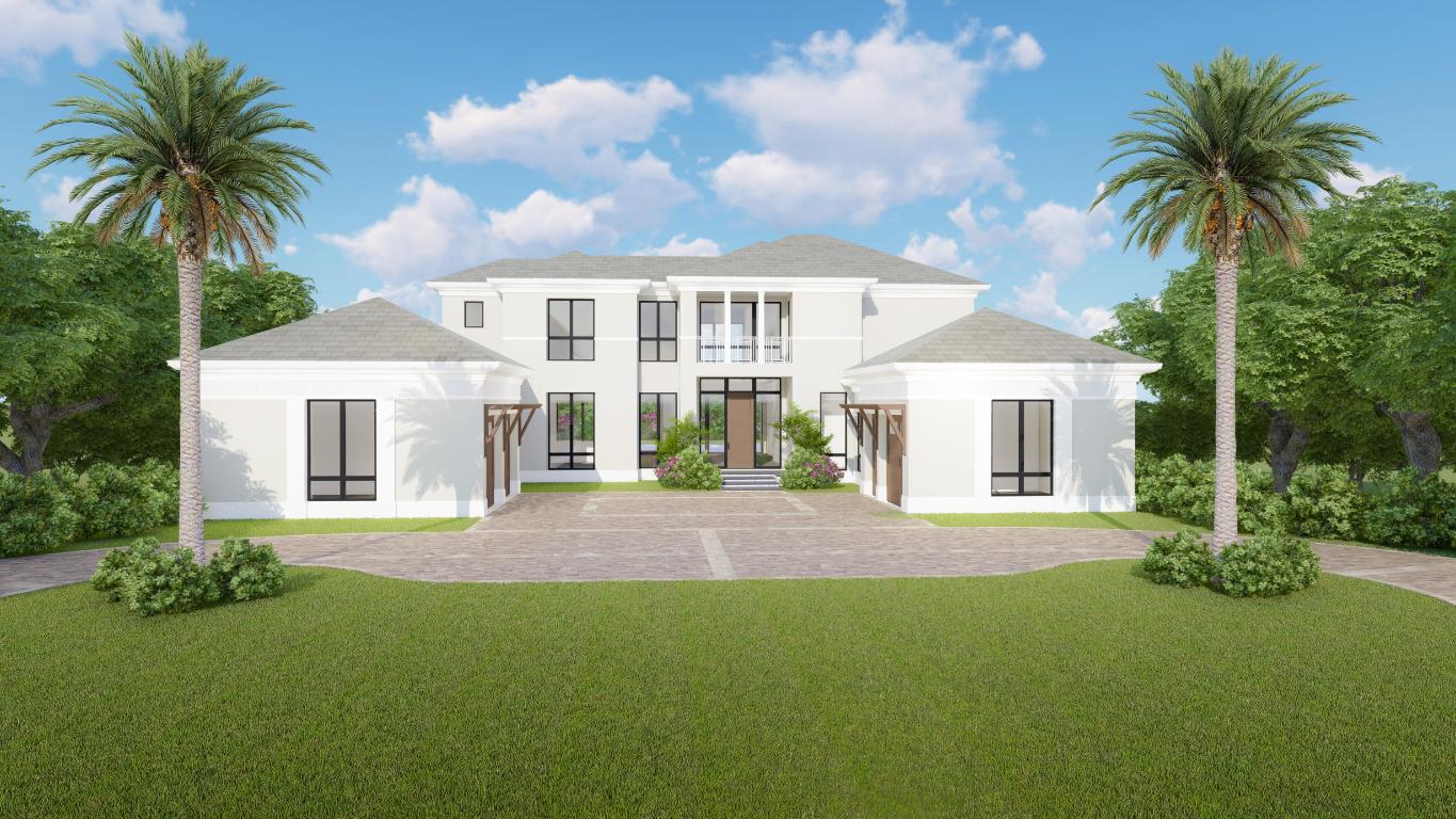 To be built by Le Chateau Custom Homes, brand new construction custom estate situated on over 1/2 acre lot with spectacular expansive lake views and home to Frenchman's Creek signature 11th hole island green. With 6,300 sq. ft of living space, this home boasts 5 bedrooms plus clubroom/library, 6 full baths and 2 half baths and a 4 car garage. The spacious master suite offers tremendous privacy and hosts luxurious spa like his and her baths. State-of-the-art Downsview Kitchen with a full suite of Meile appliances. Serene and tranquil backyard with pool and spa and huge outdoor entertaining area housing a Wolf BBQ. Too many features and amenities to list, please call for more details.  This home truly offers everything imaginable for the most discriminating buyer.