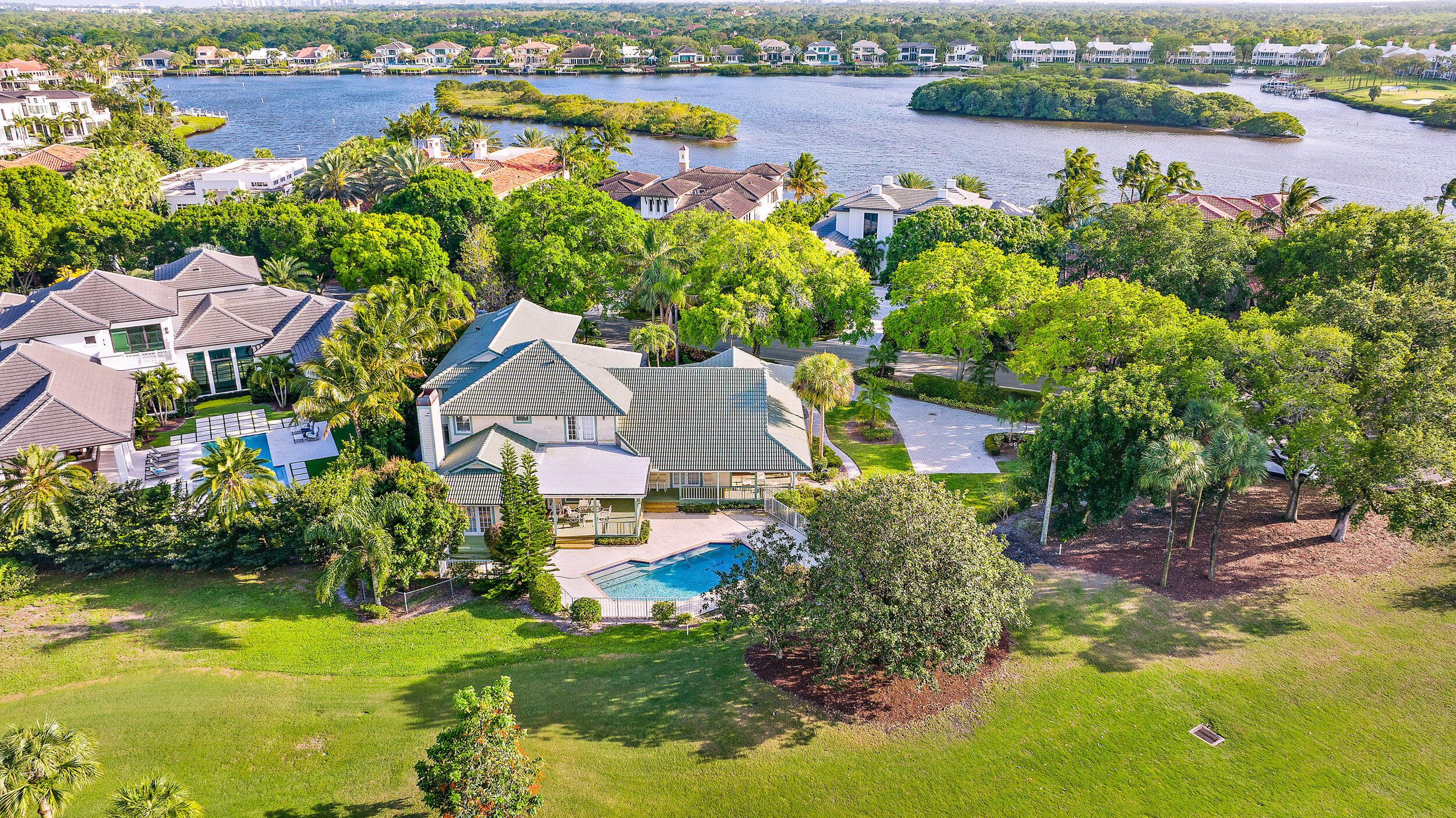 Large golf course property located on the 15th hole of the east course.  Wide open golf views, cul-de-sac location that is convenient to The Club and entrance.