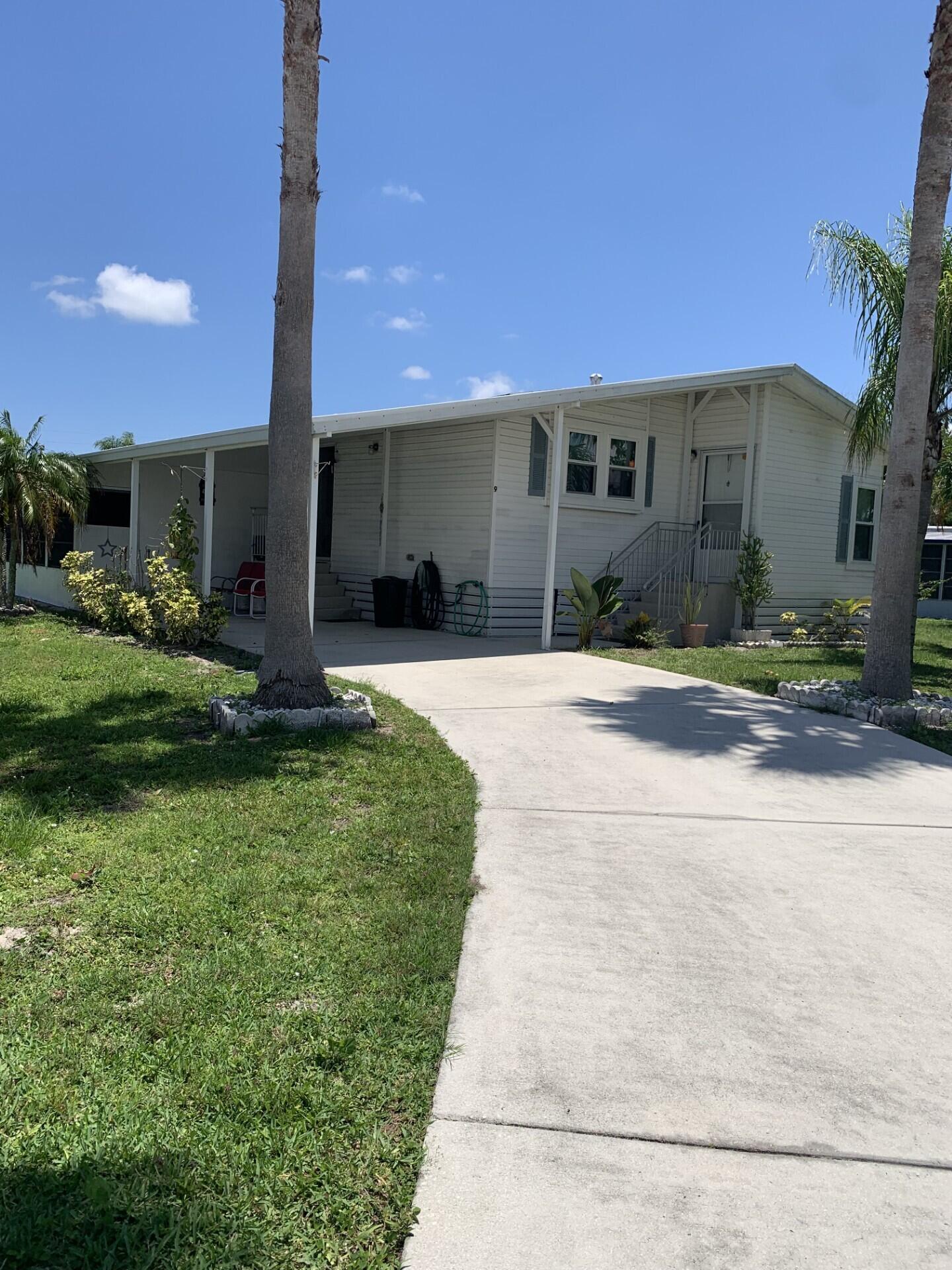 Move-in ready! This charming, fully furnished home is located at the end of a cul-de-sac in a 55+ community and could be yours. It features energy-efficient windows installed in August 2021, a new roof installed in April 2024, a 4-ton A/C installed in July 2020 with a 10-year warranty, and new gutters installed in June 2025. The home offers 2 bedrooms and 2 bathrooms, with a super spacious kitchen equipped with all appliances, including a washer and dryer. The main living area has laminate flooring, while the bedrooms have carpet. The photos don't do this house justice. Priced competitively with a motivated seller.