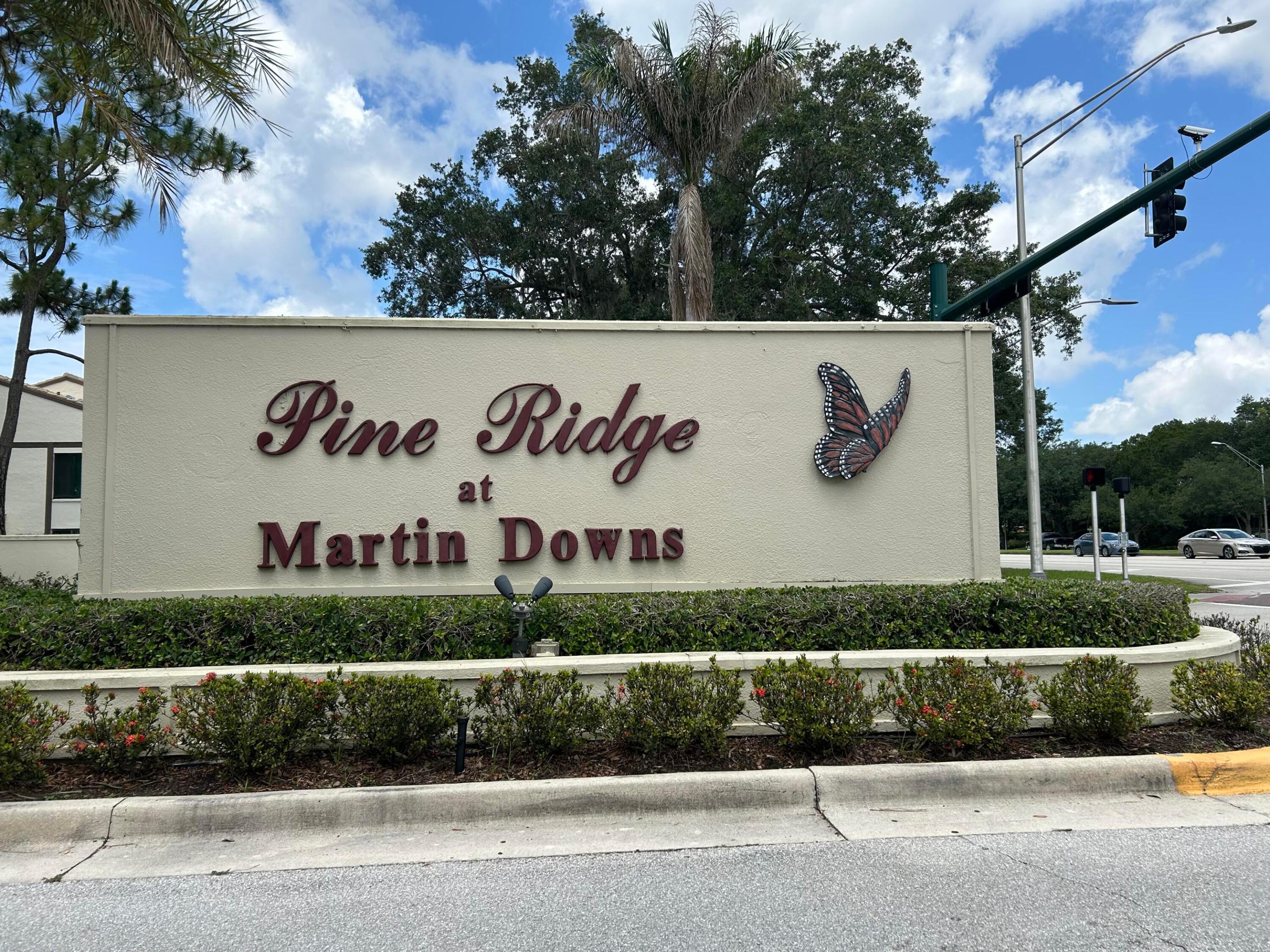 First floor, one bedroom, in highly sought after Pine Ridge built by H. R. Hovnanian, but this one overlooks the amenities!  Cannot duplicate that location, right next to the pool.  Centrally located in Palm City - can walk to new Old Palm City for Ice Crean, Pizza, Fine Dining, Food Trucks, Concerts and more, or motor off to many more restaurant additions near our quick access to Turnpike and Int 95. The best unit, in the best place to be, come see for yourself.