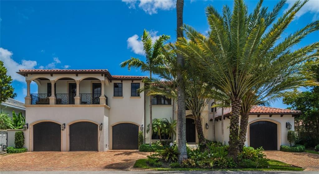 Built by Zazarino Building Group in 2011 and exceptionally maintained True Spanish Mediterranean  offers highest level of finishes,hand painted spanish tiles 100 ft concrete dock,access to the ocean in less than 10 minutes. Custom Made Cabinetry in gourmet kitchen with Paneled Sub Zero Refrig, 48" Wolf Oven, 6 gas burner,2 Miele Dishwashers, wine bar, automatic espresso/cappuccino machine,finest brands including CGI Impact Glass, Rohl and Kallista fixtures. Oversized Elevator with walnut finish, spiral staircase with beamed ceilings, 4 car garage expandable with lifts,Generator and much more.