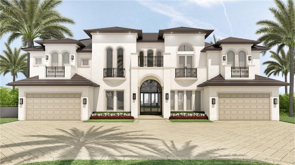 The listed price is for completed remodel estimated to be ready mid Nov. House is also available in its current construction state (negotiable price) for those buyers who may want to take over construction and add their own personal taste. This stunning 8300 sq ft Mansion (5 bed, 7 full bath and 2 half) is located on one of the best streets and offers the most incredible water views in Fort Lauderdale! "Smart House" technology, open floor plan,  lots of natural light, XL master suite, large office and wet bar,  also a cigar & wine room with temperature a controlled wine closet, and a library/multi-media room, elevator, 2 garages. The outdoor entertaining area has a large heated pool and spa with a full cabana bath, and features a 100ft concrete dock for your yacht and water toys.