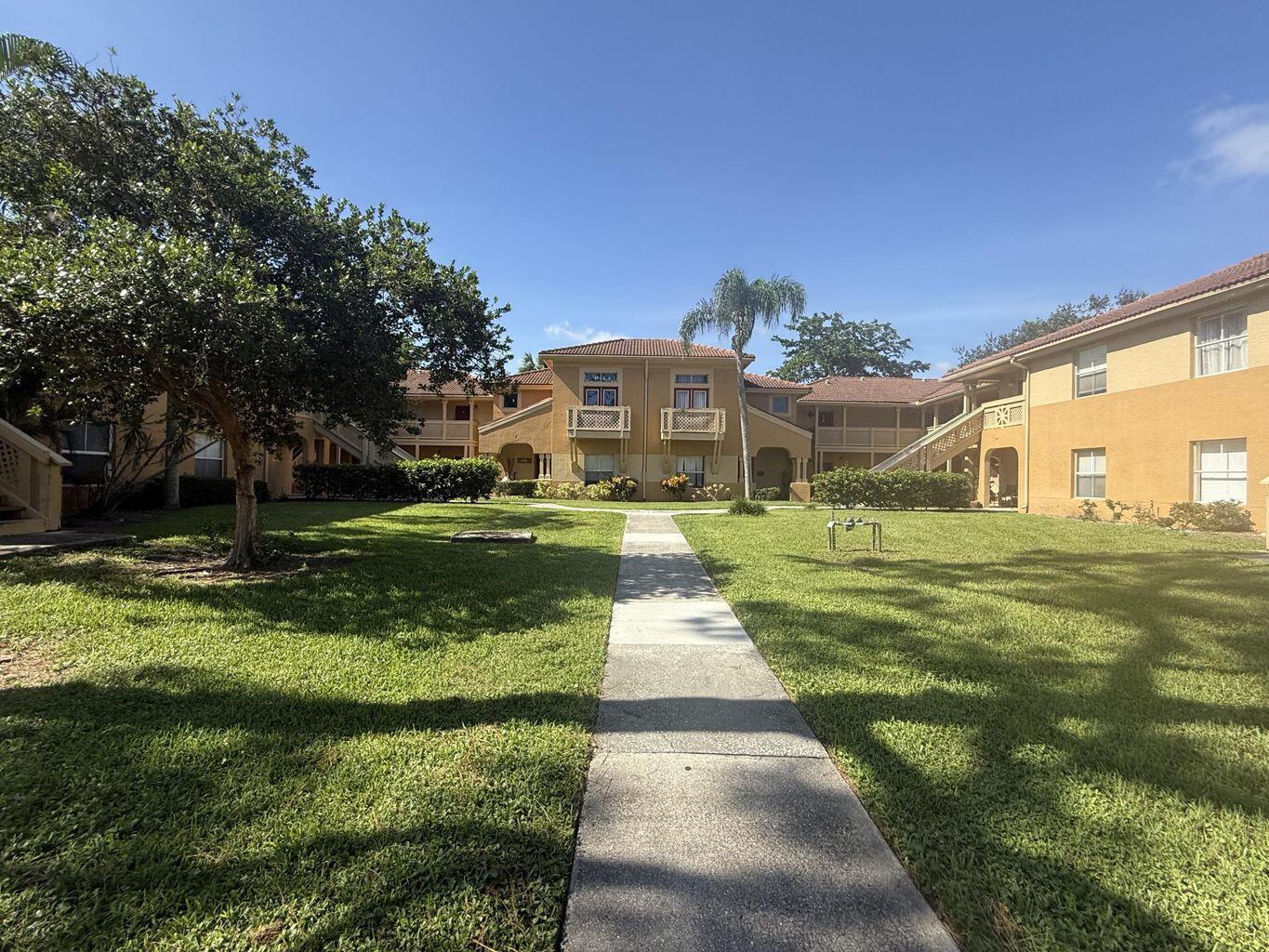 Spacious 1-bedroom, 1-bath condo located in a gated community in West Palm Beach. This bright second-floor unit features approximately 745-761 sq ft of living space with a private balcony offering serene lake views. Enjoy an open layout with in-unit washer/dryer, walk-in closet, and a well-equipped kitchen. The Palm Lake community offers resort-style amenities including a pool, clubhouse, tennis courts, and fitness area. Conveniently located near shopping, dining, and major highways including I-95.