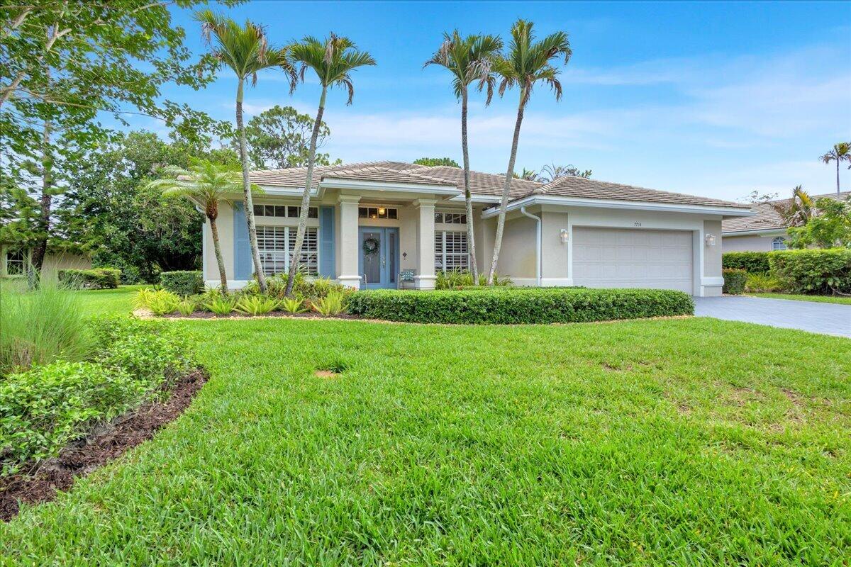 Tastefully remodeled Arthur Rutenberg home located in the beautiful oak tree lined, gated community of The Arbors in Hobe Sound. This impeccably maintained 3/2 CBS pool home offers an open floor plan with 10-foot ceilings and abundant windows creating a light and airy environment. The kitchen features a huge center island with Brazilian quartzite countertops throughout. Stainless steel appliances, including a gas range, and warm solid wood cabinets complete the inviting space for friend and family gatherings. The rest of the living area includes a spacious family room, a den/dining area, and a sitting area for reading or morning coffee in front of the electric fireplace. The entire house is filled with architectural details that a Rutenberg home is famous for such as rounded corners on the walls, crown molding, transom windows and whole house plantation shutters. The spacious primary suite includes dual sinks, jacuzzi tub, separate shower and a walk-in custom closet with ample storage space. Two large guest bedrooms in this split floor plan home share a completely remodeled bathroom. Step through the triple door sliders and you will find a private fenced in backyard oasis that immediately calms the soul. The outdoor living space has recently been updated to include a rescreened and reinforced spacious lanai and a resurfaced, remodeled, heated pool and hot tub. A newly added complete outdoor kitchen with sink and quartzite countertop is perfect for entertaining guests. Other recent upgrades include a new pool filter and AC blower motor. The Arbors is a safe, friendly neighborhood with oak tree canopied streets, sidewalks, a fishing lake and walking trails through the preserves to enjoy nature. Live close to quaint Hobe Sound downtown restaurants and beach with easy highway access. This house has everything you need to live the Florida lifestyle you've dreamed about!