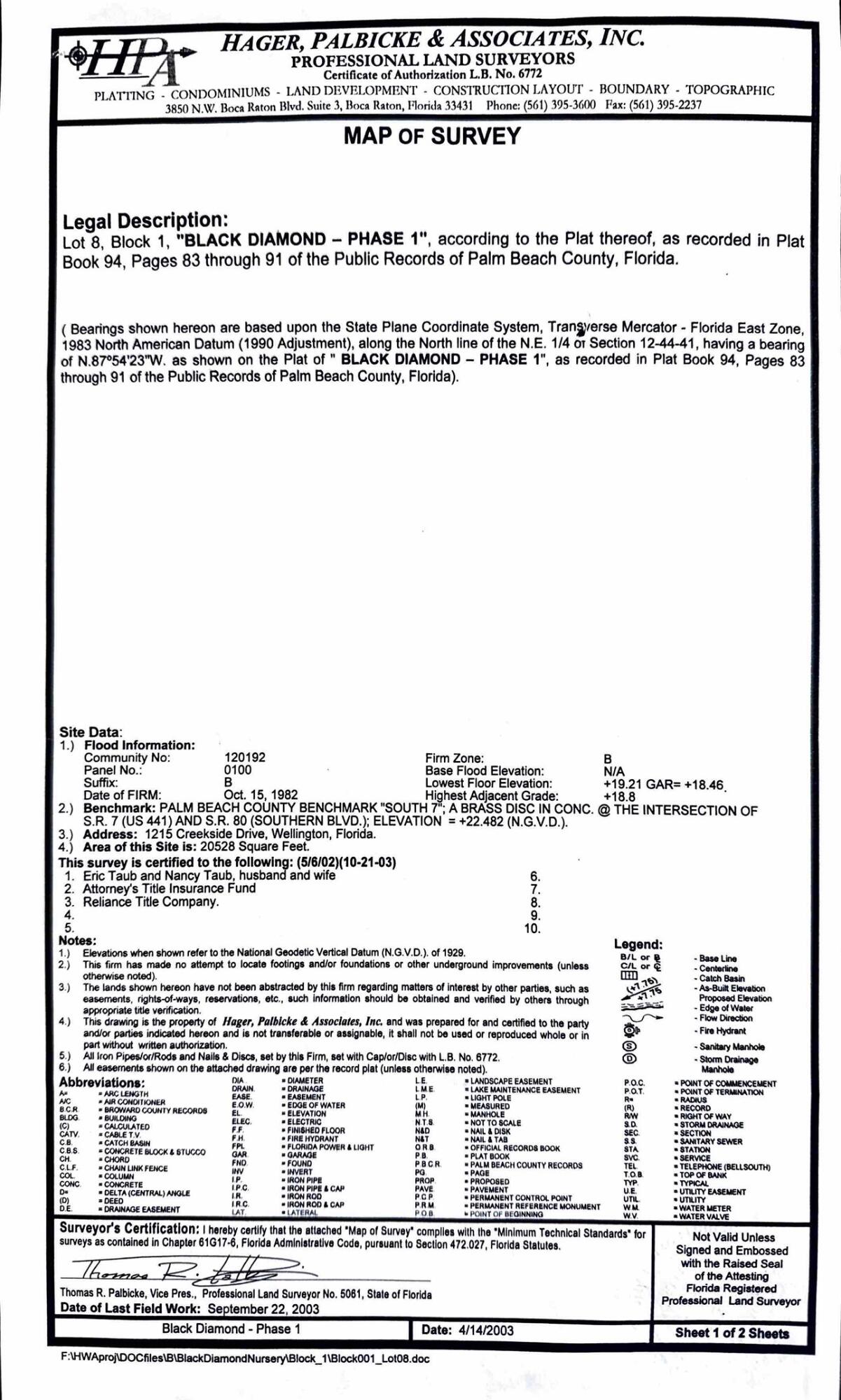 BLACK DIAMOND PH 1 - Residential