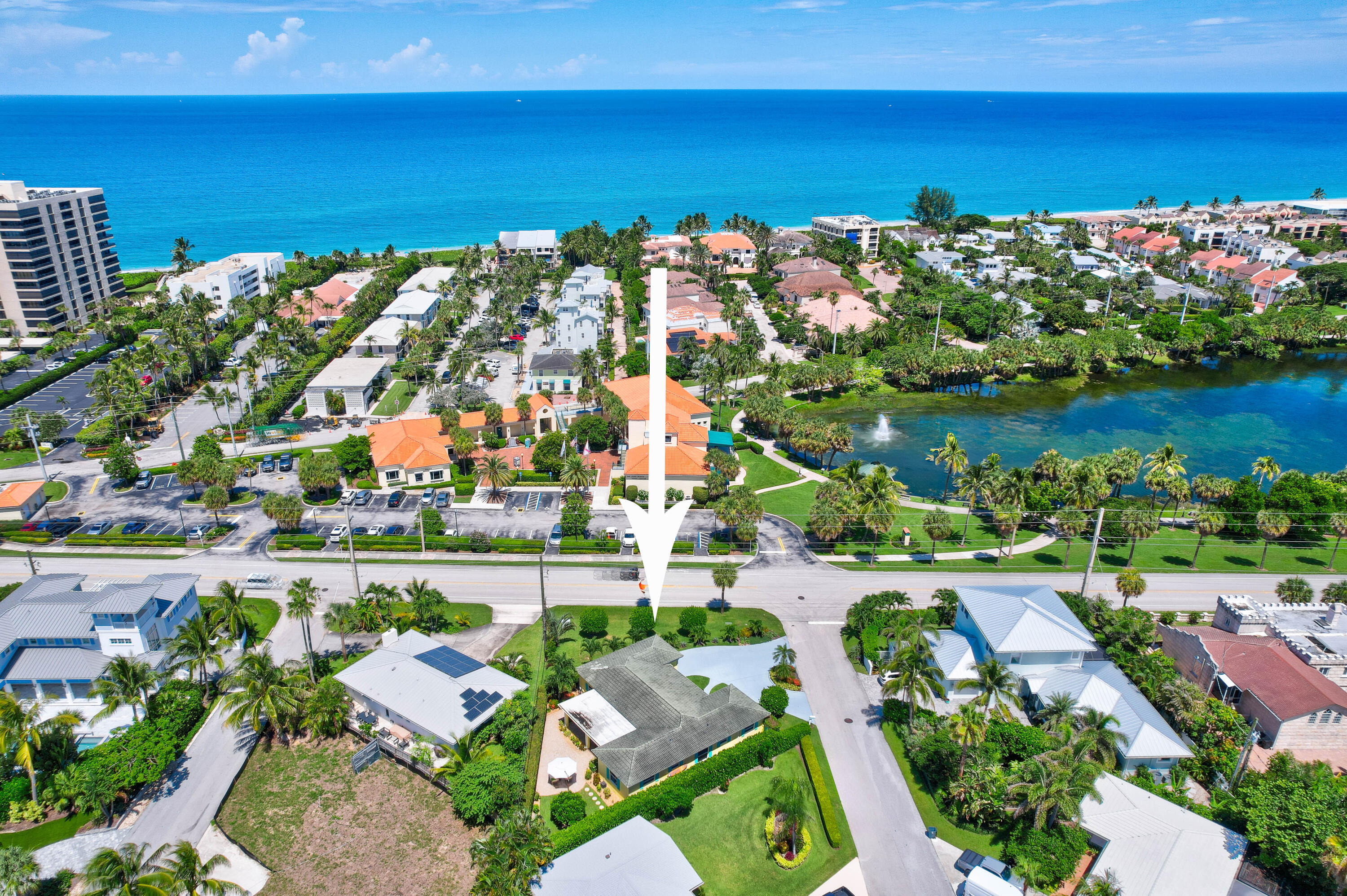Perfect investment property meets coastal living in the picturesque town of Juno Beach. This charming 3 bedroom, 2 bath home is the perfect beach house. Whether you're looking for a serene beach retreat or a lucrative short term, turnkey rental, this home has it all. One of the few residences overlooking the serene Pelican Lake, this property boasts breathtaking views and tranquility. Just a block from the pristine sands, you'll enjoy the ultimate beach lifestyle. Step inside to discover beautiful hardwood floors throughout, highlighting the meticulous renovations. The spacious and bright living areas feature impact windows, ensuring safety and energy efficiency. Enjoy the convenience of custom closets and an updated electrical panel, adding modern touches  The kitchen and bathrooms have been tastefully updated, making the home move-in ready. The oversized patio is perfect for entertaining or simply relaxing, with plenty of room to add a pool in your backyard oasis. Conveniently located near the Juno Beach Pier, fine shopping, exquisite dining options, and just a short drive to the airport, this beach house offers both seclusion and accessibility. Don't miss the opportunity to own a piece of paradise in Juno Beach! While information is believed to be accurate, it is provided without warranty and is subject to errors, omissions, prior sale, or withdrawal without notice. All measurements and representations should be independently verified.