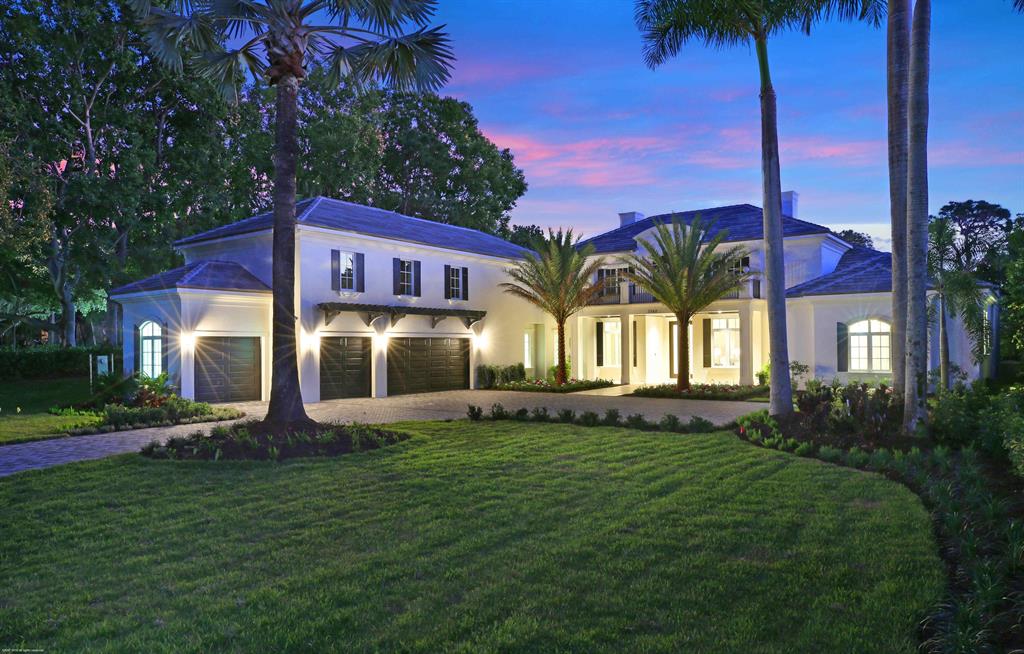 This is the only new Estate Home in Frenchman's Creek. This spectacular, one-of-a-kind lot sets off a newly constructed 5 bedroom, 6 bath, 6,300 square feet of living space home built by Onshore Construction, the area's preeminent builder. The house sits back several hundred feet from the road, giving it the feel of a true estate home. The house has every modern convenience and is a completely ''Smart House,'' allowing the owner to tailor all the systems to meet their personal needs. This is a one-story house, with an upstairs apartment for older children or living-in help, or gym, theatre or any other use the owner's mind can create. 8th green. A complete summer kitchen is pre-wired for an outdoor television. See for yourself how beautiful the finishes have been designed and executed, how only top-of-the-line cabinets, appliances and fixtures were used and how the hurricane resistant doors and windows are made to blend in perfectly into the interior. This is a one-of-a-kind opportunity on a one-of-a-kind property. You will not see this again in Frenchman's Creek.