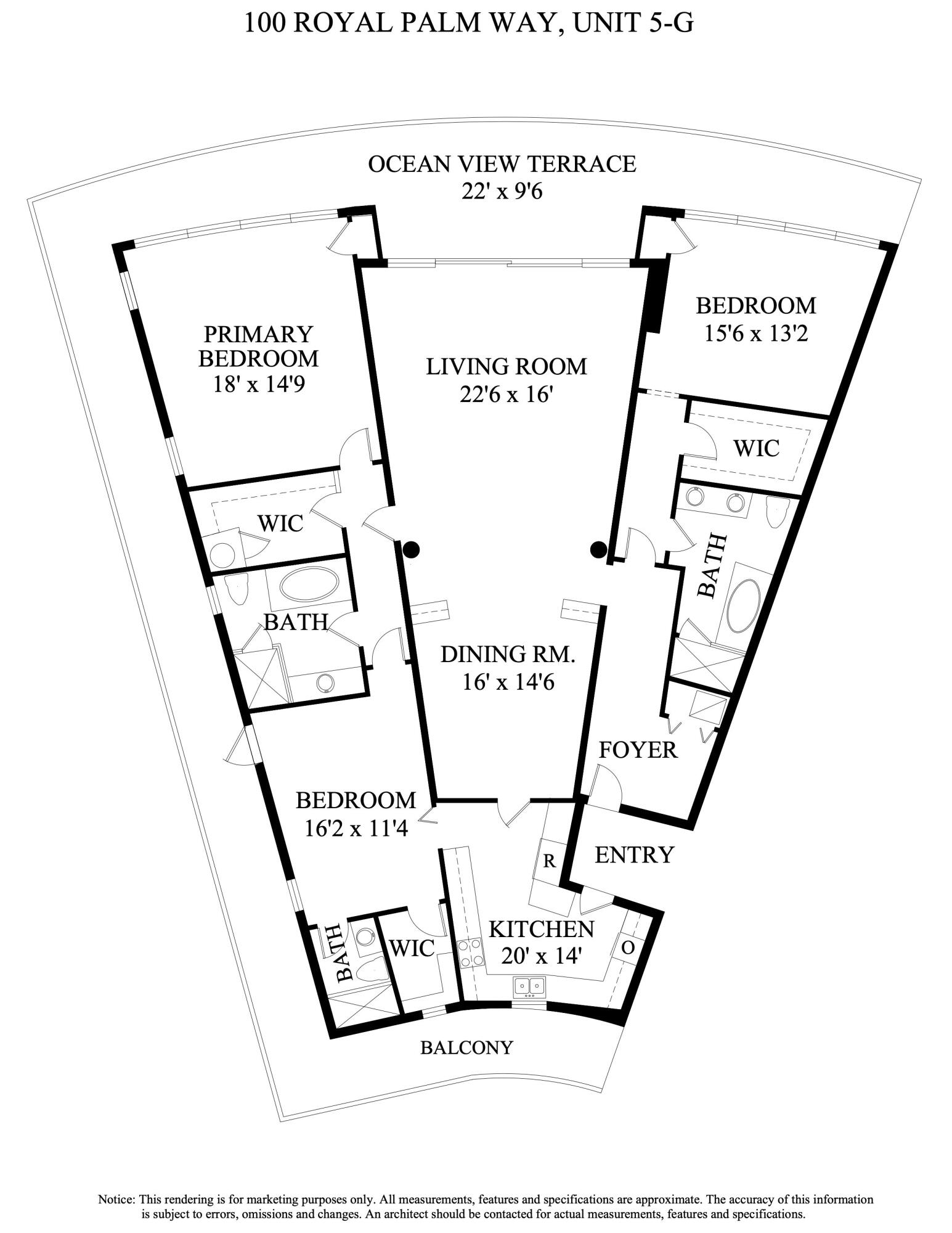 1 Royal Palm Way Condo - Residential