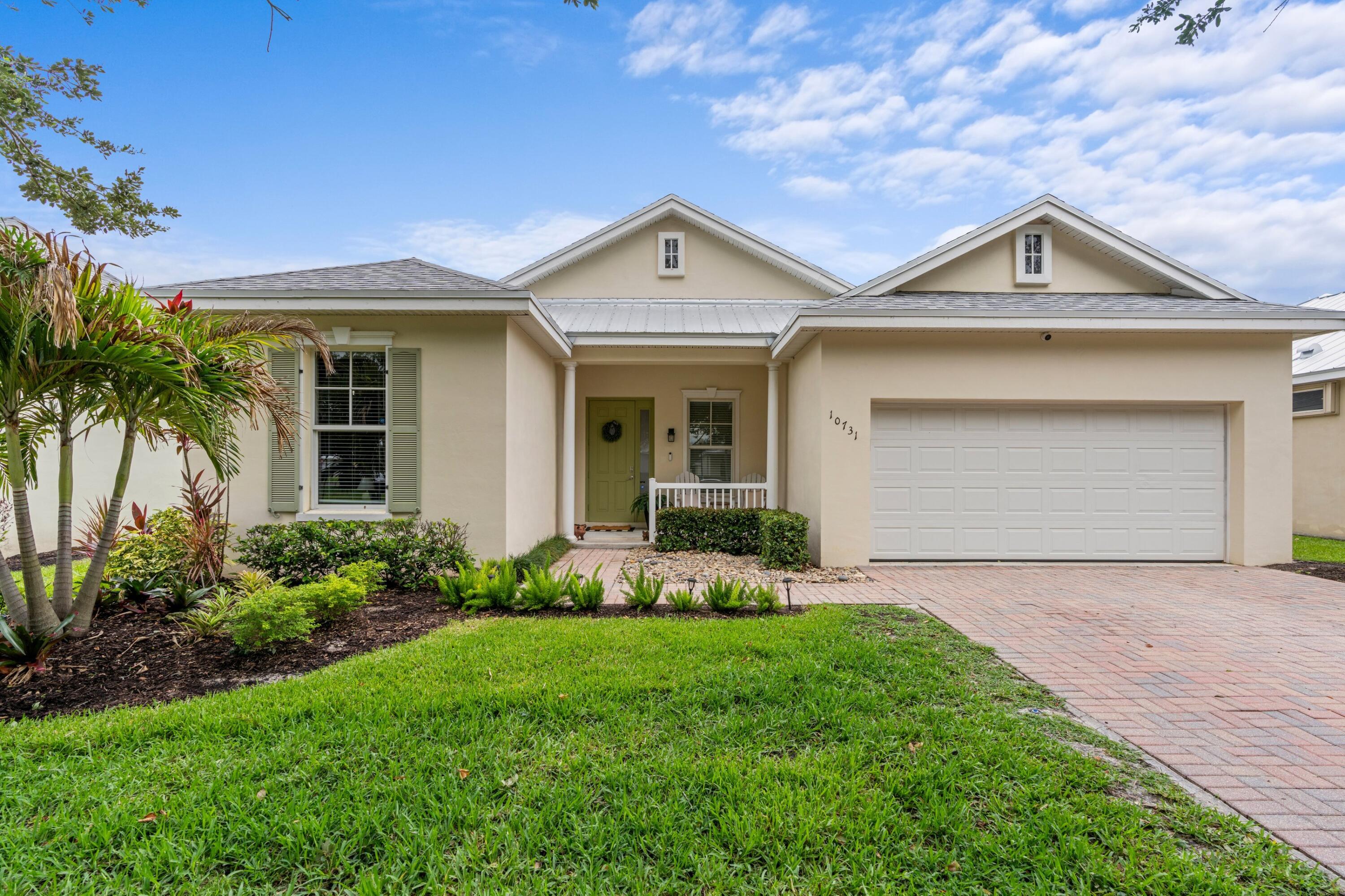 Welcome to this charming 3-bedroom, 2-bath home in the highly desirable Bedford Park at Tradition! Offering 1,816 sq ft, this move-in-ready home features a split floor plan, open living areas, and a fully fenced backyard (2024) with room for a pool. Recent upgrades provide peace of mind including a new roof (2026), A/C (2025), water heater (2025), washer & dryer (2025), reverse osmosis system (2025), and kitchen appliances (2023). Enjoy a screened lanai (2022) with tile flooring and a smart security system compatible with Google Assistant. Assumable mortgage with a 3.1% interest rate for qualified buyers. Close to shopping, dining, parks, and Tradition amenities including pool and clubhouse. HOA includes landscaping, internet, and resort-style amenities in a prime central location.