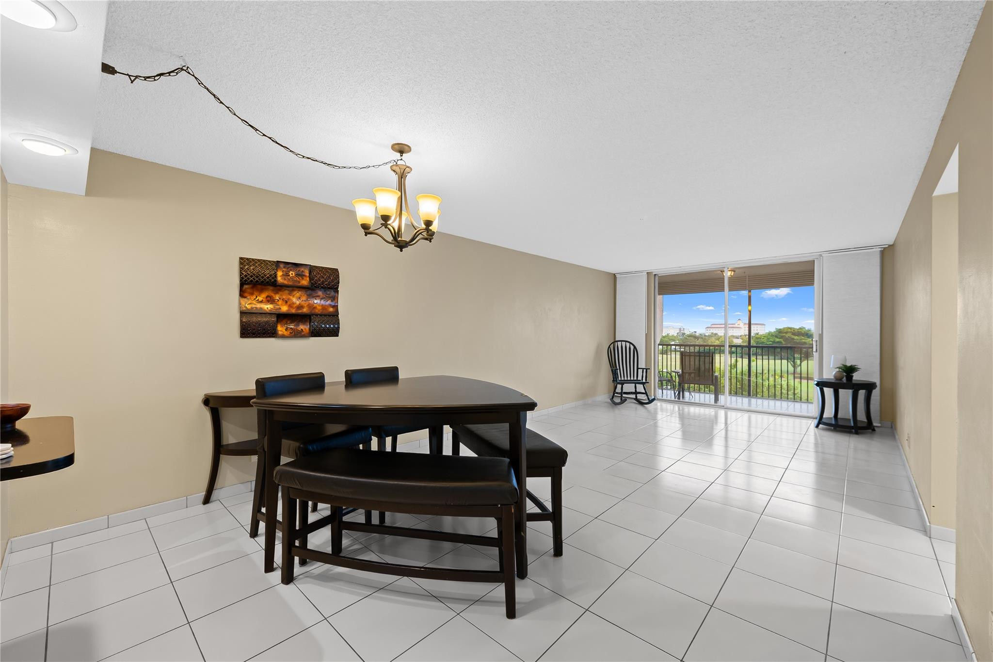 NEW A/C & Hot Water Tank! Great location in the building on the 6th Floor overlooking the Golf Course and Lakes from the Screened Balcony, Corner Unit. Complex in A Rated School District, NSU on East side of University Drive along with other Colleges;FIU, FAU, Broward and Mc Fatter. Secured Elevators with Phone access and Camera in the Lobby area byMailboxes. This is a nice 2 Bedroom 2 Bathroom Unit, Primary Bedroom with Beautiful Views of the LushLandscaping. Open Kitchen to the Dining and Living Room Space, Screened Balcony. Close to Restaurants,Shopping, Trader Joe's, Whole Foods, Highways. Community Pool and Clubhouse. Prime location for NSU Students & Faculty. Extra Storage cage and Community Laundry on each floor/trash chutes. Rent after one year owned.