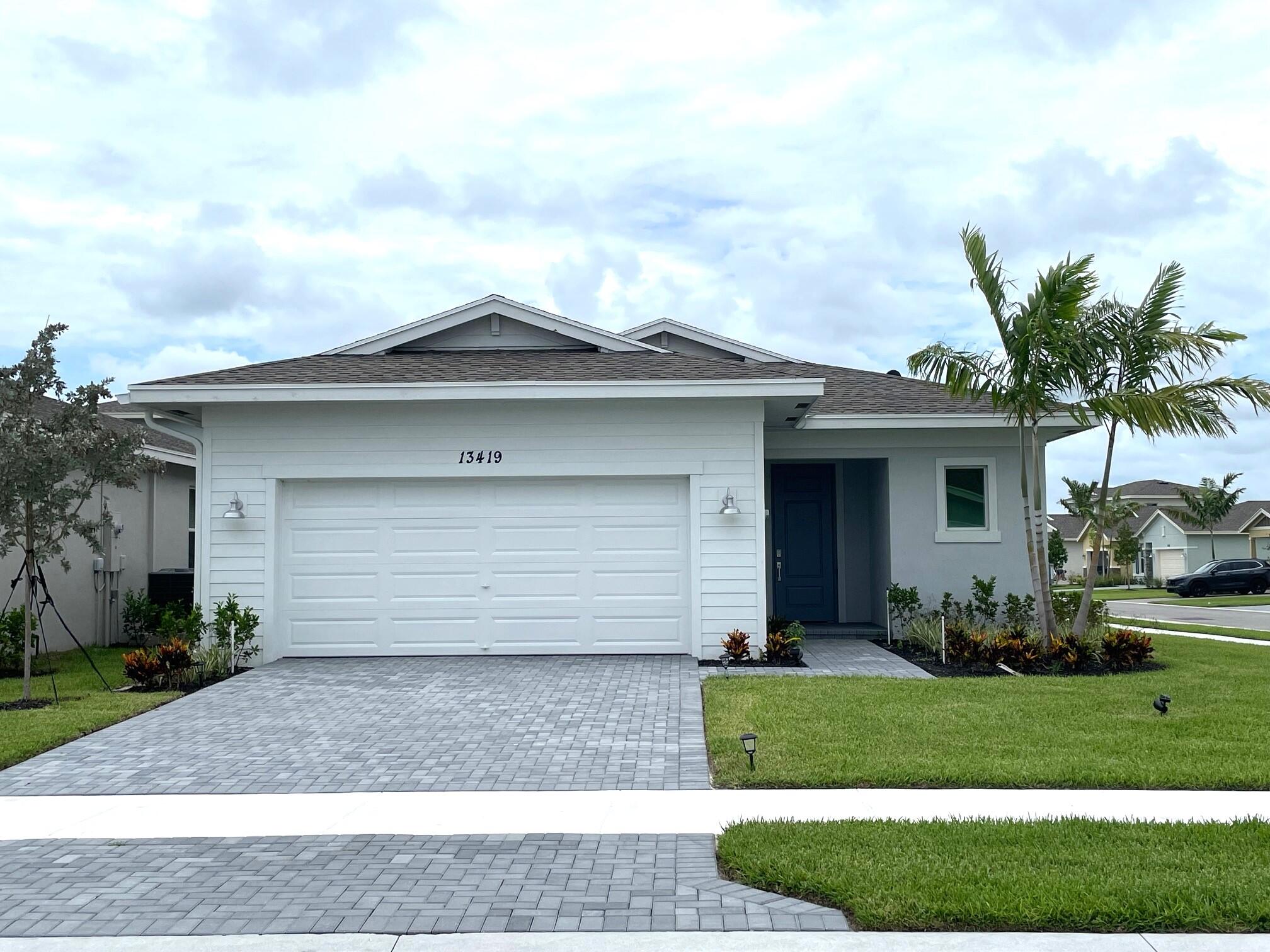 Experience relaxed South Florida living in this beautifully maintained 2024 corner-lot home located in the highly desirable 55+ gated community of Delray Trails. Situated on a premium corner lot with added privacy and fewer neighboring homes directly beside you, this elegant residence offers a peaceful and open atmosphere that is difficult to find in many rental properties. Filled with natural light and designed for comfort, the home features ceiling fans throughout the interior as well as on the covered patio — creating exceptional airflow and a true Florida lifestyle experience both indoors and outdoors. Enjoy peaceful mornings with coffee on the patio, warm evening breezes, and a spacious open-concept layout designed for both relaxation and entertaining. The modern kitchen includes quartz countertops, stainless steel appliances, pantry storage, and seamless flow into the living and dining areas. The private primary suite offers a tray ceiling, generous closet space, and a calm retreat-like setting. The home also features impact-resistant windows and doors, and smart-home technology throughout, providing additional comfort, security, energy efficiency, and convenience. Recessed lighting, a separate laundry room, and a spacious 2-car garage further enhance the comfort and functionality of the home. Unlike many rental properties, this home offers a warm, inviting atmosphere with thoughtful upgrades that make everyday living more comfortable and enjoyable. Located in a resort-style 55+ community with premium amenities and convenient access to shopping, dining, major highways, and all that Delray Beach has to offer. A beautiful opportunity to enjoy modern, peaceful, resort-style Florida living with added privacy and comfort.
