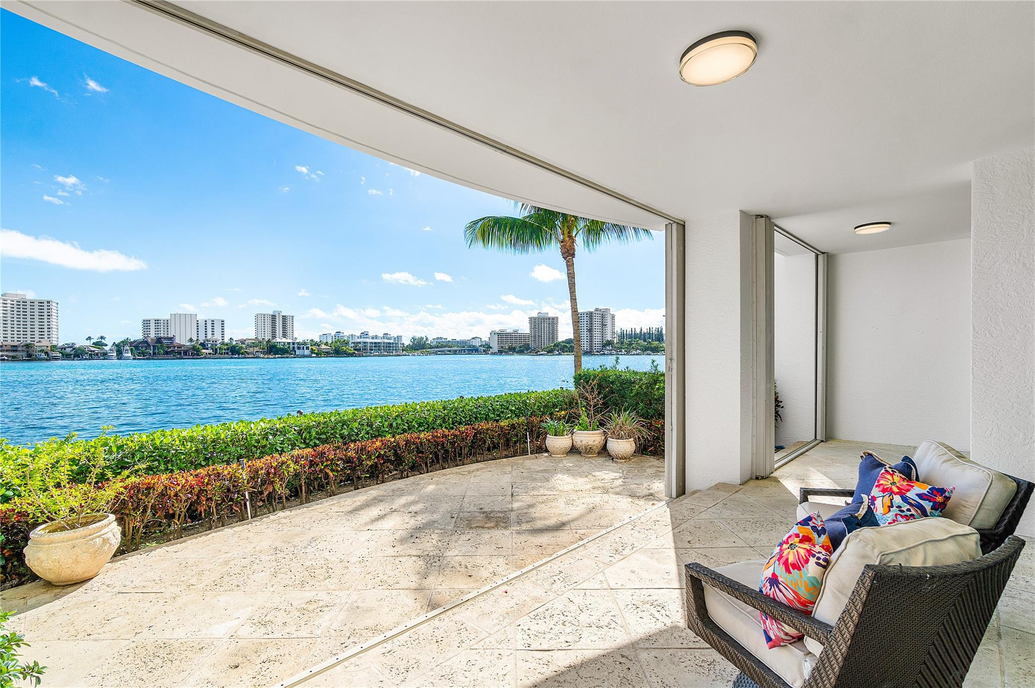 Welcome to Mizner Grand 102N! Experience luxury living in this stunning center stack, lanai style residence offering unparalleled and unobstructed waterfront views. With double primary bathrooms, the residence boasts both convenience and elegance, while each of the bedrooms comes equipped with its own en-suite bathroom for ultimate comfort. Enjoy direct walk-out access to Lake Boca, perfect for outdoor enthusiasts and entertainers. Located on the grounds of the prestigious Boca Raton Club, Mizner Grand has been fully renovated and offers a lifestyle of leisure and luxury. All assessments have been paid in full by the seller.