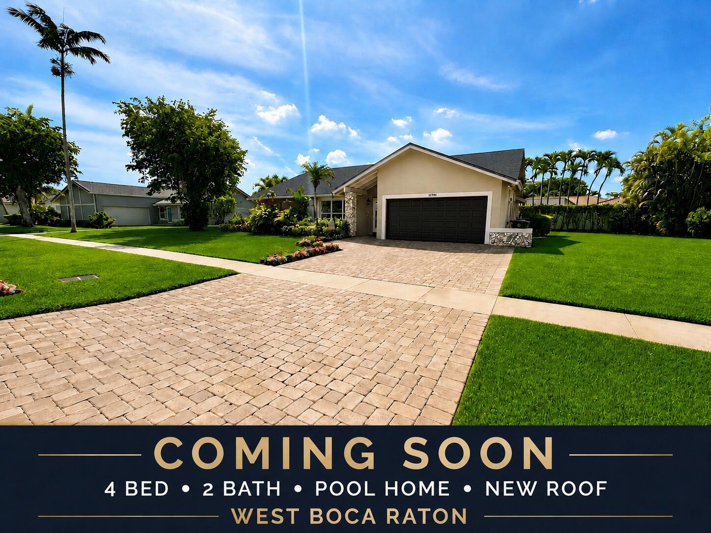Coming Soon — Professional photography, floor plan . Welcome to this stunning 4-bedroom, 2-bath pool home in the highly sought-after Loggers Run/Indian Head community! Featuring a BRAND NEW ROOF (JUNE 2026), FRESHLY PAINTED EXTERIOR, IMPACT WINDOWS AND DOORS and a paver driveway, this home has incredible curb appeal. Inside, enjoy a spacious split floor plan with smooth ceilings throughout, an updated kitchen with granite countertops and wood cabinetry, Renovated bathrooms, NEW VINYL flooring in all the bedrooms. Out back, your private screened-in pool and paver deck are perfect for entertaining. A 2-car garage completes this move-in ready gem — all located in a top-rated school district with exclusively "A"-rated schools.