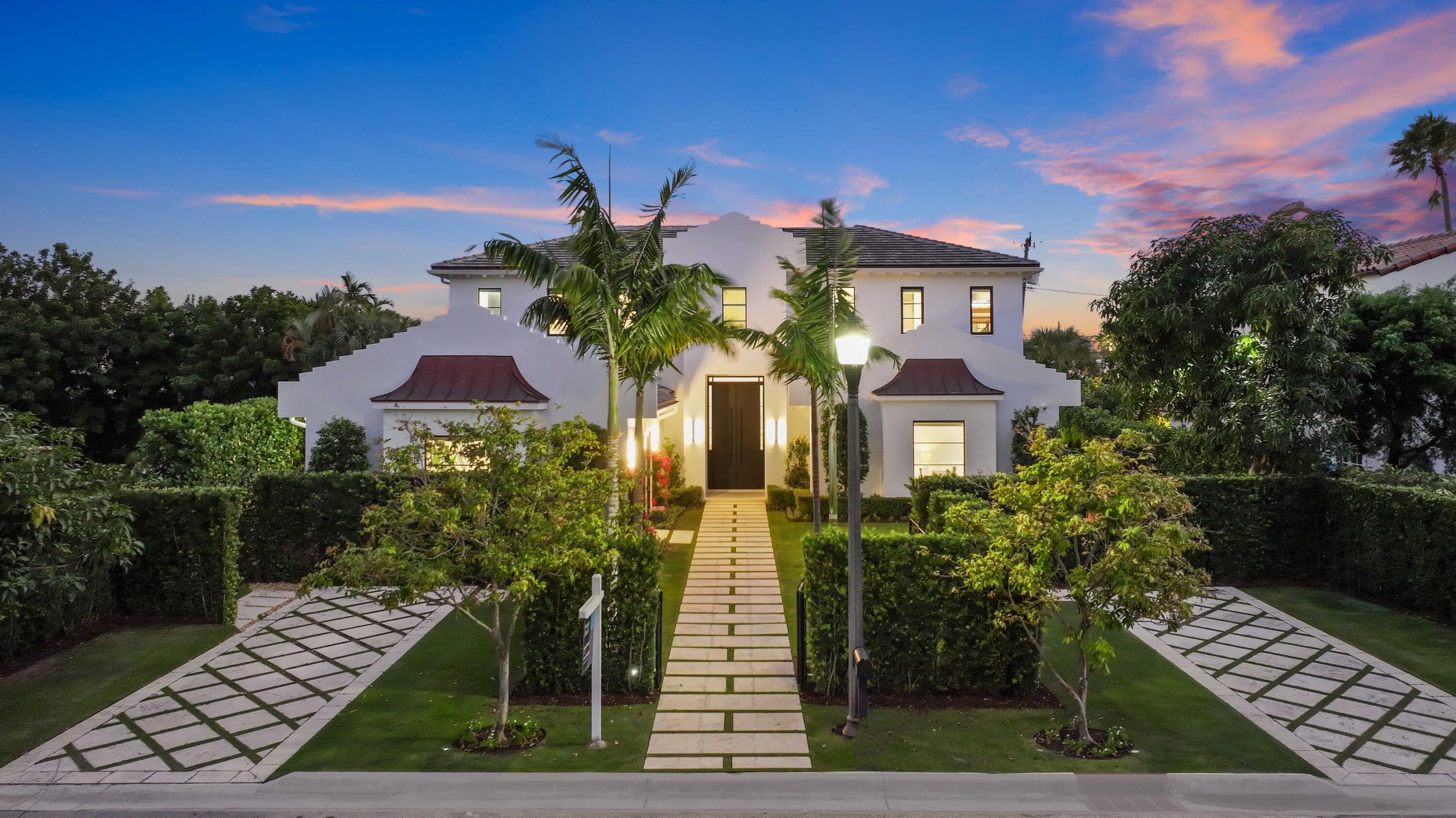 Rare half an acre on East Lakewood Road. One of West Palm Beach's most prestigious addresses in the Southend (SoSo) neighborhood. 6,000 square feet of thoughtfully designed living space offers charm with modern sophistication. Sale includes 245 Puritan Rd, which will give you a truly spectacular and unique property. This beautiful home has 6-bedrooms plus an office space, 6-full bathrooms and a powder room. Features includes a first floor Master Bedroom, an open-concept floor plan with beautiful high ceilings, wide plank wood flooring, and exceptional natural light throughout. The chef's kitchen has professional grade appliances, double dishwasher, wine fridge, custom cabinetry, and an island perfect for large gatherings.  The first floor has multiple living areas for separation, a primary bedroom suite and two guest bedrooms each generously sized with en-suite bathrooms. The second floor includes an additional 3-bedrooms and a large living area that leads out to the deep covered balcony.  East Lakewood Road is known for its architecture, beautiful landscaping, and proximity to all that Palm Beach has to offer. A truly rare property in one of the city's most coveted neighborhoods providing the perfect blend of comfort, luxury, and privacy.  Additional Remarks: - East Lakewood Road is being scheduled for utility under grounding.