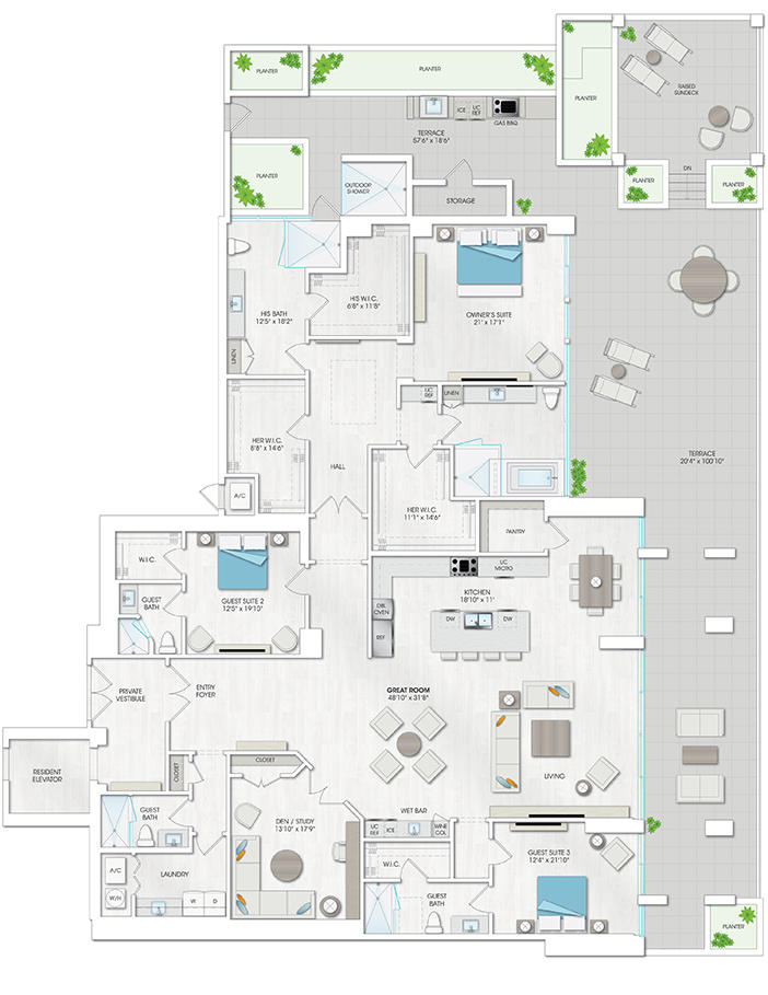 5000 NORTH OCEAN - Residential