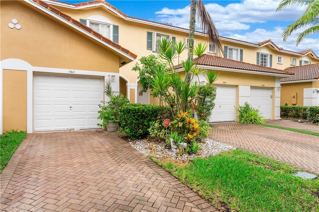 3 bedrooms, 2.5 bathroom townhome in Tuscany community in Tamarac. Home offers tile floors on the 1st floor and laminate wood on the second floor. Open kitchen with stainless steel appliances and a pantry, 1 car garage with driveway that can fit 2 cars and plenty of guest parking. Hurricane shutters throughout and much more, DON'T MISS THIS GREAT OPPORTUNITY!!!!