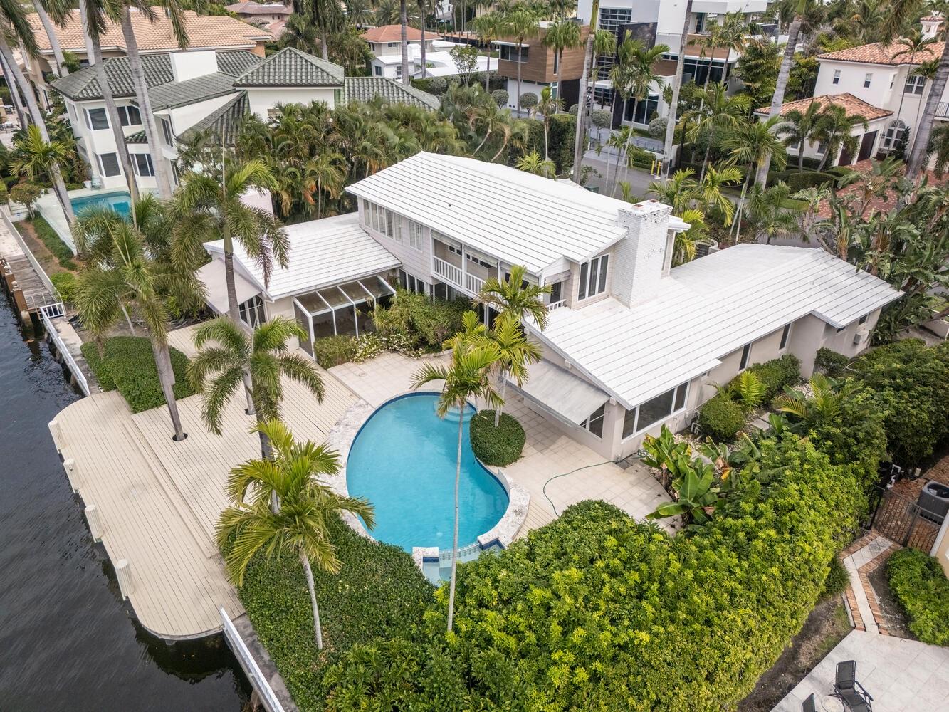 First time available in over forty years! This is more than just a home-it's a chance to customize, renovate, or rebuild in one of the most desirable waterfront locations in South Florida. 3rd lot from the point where this south Las Olas Isle meets the New River just minutes from the inlet. Whether you are looking for a move-in ready space with potential or opportunity to create something extraordinary, this property is a must-see! Private 100 ft. dock for your Yacht. Resort-style pool, and outdoor oasis. Minutes to the beach, Nightlife on Las Olas, Restaurants,Shopping,Art Galleries, Entertainment, Theaters. Experience the BEST of Waterfront Living.