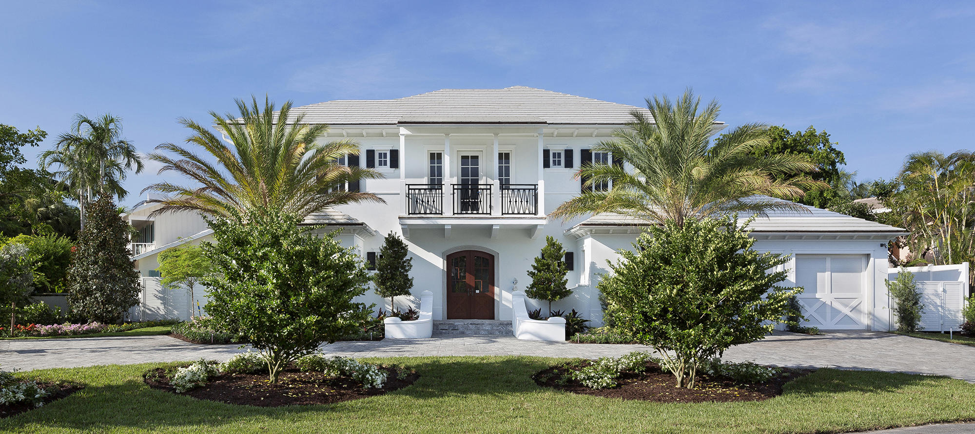 Brand-New Bermuda-inspired estate nestled on the bend of a scenic waterway, just blocks from the beach, close to Atlantic Avenue. Exquisite craftsmanship and furnishings create a signature style that transcends time. For the ultimate indoor/outdoor lifestyle, retractable glass doors connect the bright open interiors to the resort-like outdoor oasis with infinity pool, fire-pit and dock. DISCLAIMER: The written and verbal information provided including but not limited to prices, measurements, square footages, lot sizes, calculations and statistics have been obtained and conveyed from third parties such as the applicable Multiple Listing Service, public records as well as other sources. All information including that produced by the Sellers or Listing Company are subject to errors, omissions or changes without notice and should be independently verified by any prospect for the purchase of a Property.  The Sellers and Listing Company expressly disclaim any warranty or representation regarding all information.  Prospective purchasers' use of this or any written and verbal information is acknowledgement of this disclaimer and that Prospects shall perform their own due diligence.  Prospective purchasers shall not rely on any written or verbal information provided when entering a contract for sale and purchase.  Some affiliations may not be applicable to certain geographic areas. If your property is currently listed, please do not consider this a solicitation. In the event a Buyer defaults, no commission will be paid to either Broker on the Deposits retained by the Seller.  "No Commissions Paid until Title Passes."  Copyright 2017 Listing Company. All Rights Reserved