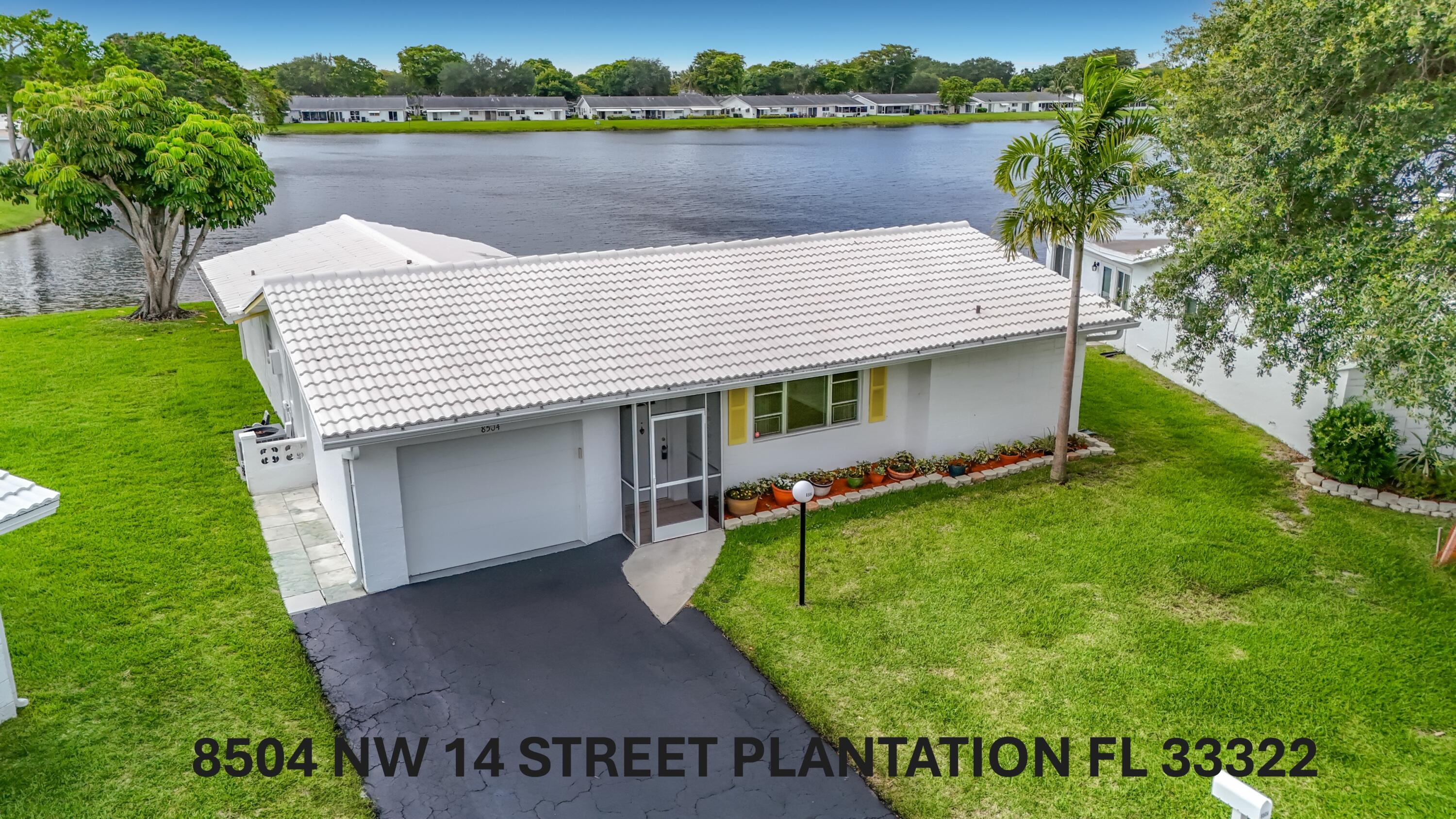 ***WATERFRONT PROPERTY WITH PANAORAMIC WATERVIEW*** WATER VIEW FROM EVERY ROOM*** DYNAMIC  LARGE YARD WITH EXTRA SPACE TO ENJOY VIEW WITH SCREENED PATIO PLUS EXTRA LARGE CONNECTED OPEN AIR PATIO*** 2 BEDROOM/2 FULL BATH, 1 CAR GARAGE WITH DOUBLE WIDE DRIVE***SCREENED FRONT ENTRYWAY *** SPLIT BEDROOM FLOOR PLAN *** QUIET STREET ON PIE SHAPED LOT *** FULL WASHER/DRYER *** PROPERTY WON'T LAST LONG**55+ COMMUNITY, 20% DOWN, 720 CREDIT SCORE**ASSOC. FEE INCL: FIBER OPTIC HD TV & INTERNET, COURTESY BUS, LAWN SERV, ROOFS, EXTERIOR PAINTING, CLUBHOUSE, 2 POOLS, TENNIS, POOL TABLES, PING PONG, CARD ROOMS, SHOWS, FITNESS CENTER & MUCH MUCH MORE