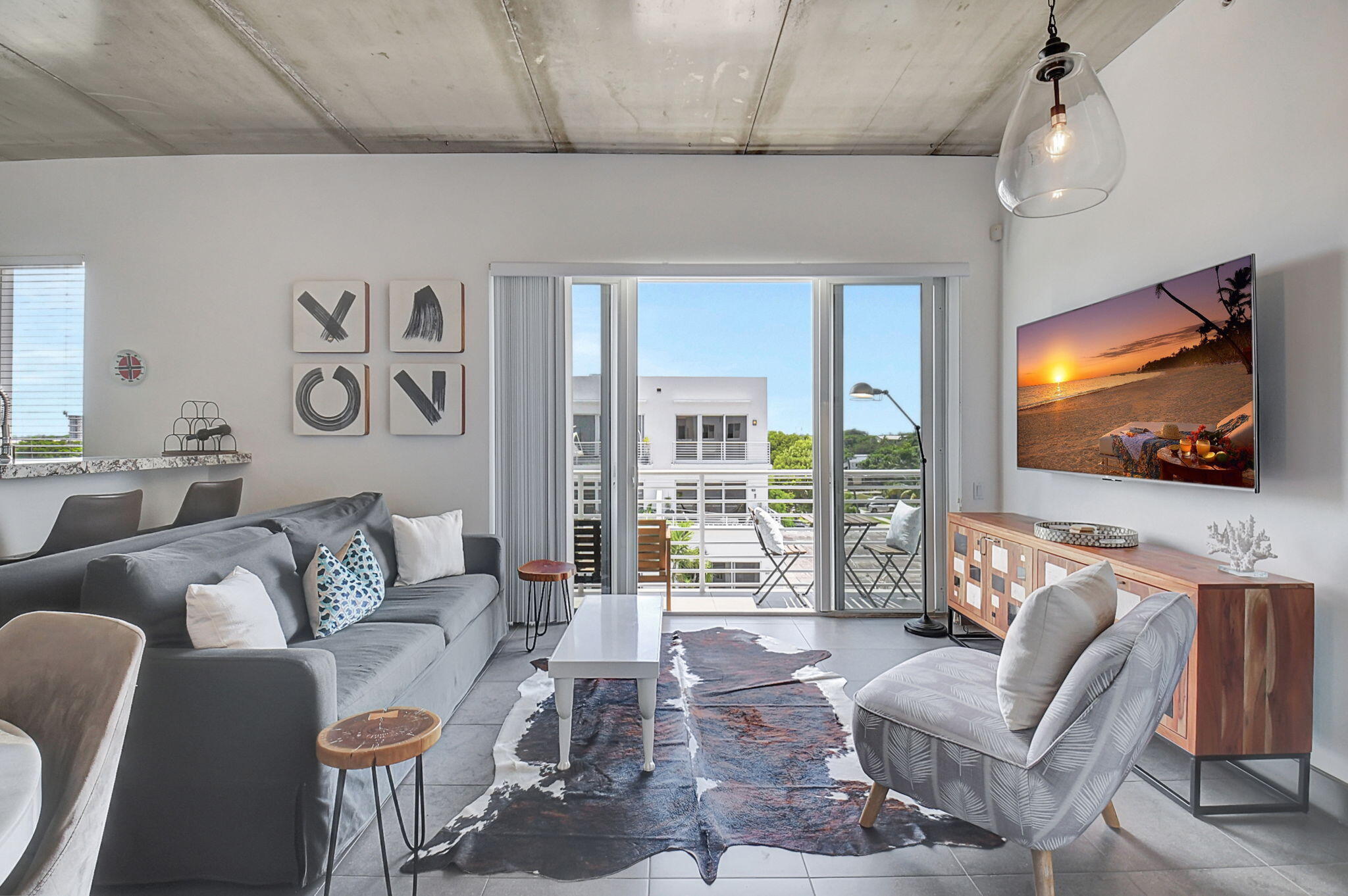 Available 9/13/26 - Enjoy modern loft-style living in this beautifully furnished 1-bedroom, 1-bath residence in the heart of Delray Beach, just off Atlantic Avenue. This turnkey condo features an open-concept layout with granite countertops, stainless steel appliances, and the convenience of an in-unit washer and dryer. Ideally situated near Delray's vibrant dining, shopping, fitness studios, entertainment, the seasonal Green Market, and the beach, you'll have everything you need close by. Rental rates are $3,100/month annually, $4,000/month during season (November 1 - April 1), or $3,750/month for short- or mid-term leases. The unit includes one assigned parking space, ample guest parking, and pets are welcome with HOA approval. All information is deemed reliable but is not guaranteed and should be verified by the tenant and/or tenant's agent. Listing agent is a family member of property owner. Please note one foyer light is currently not operational.