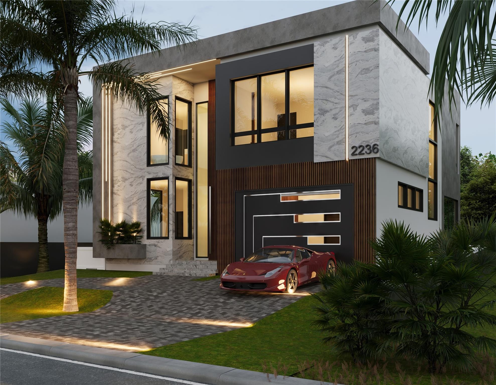 This new construction residence is perfectly located in East Pompano Beach; less than 10 minutes by car, or 20 minutes by boat to the Atlantic Ocean. This 4 bedroom, 3.5 bathroom home is not to be missed, offering top of the line finishes and luxury design aesthetics throughout and a summer kitchen and pool/spa out back. For the boaters, this home is situated on 60 feet of deep water, with no fixed bridges allowing for a wide variety of vessels. Scheduled Completion Summer 2026.