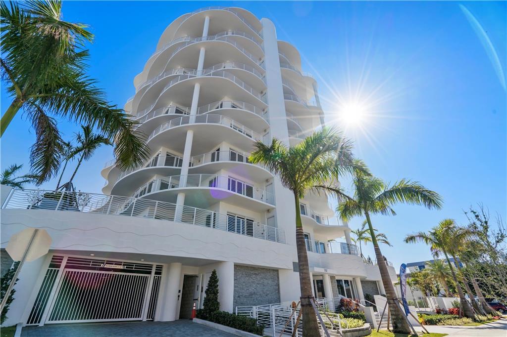 NEW CONSTRUCTION! Great Opportunity to own this luxurious Residence offering Stunning Water Views from the moment you enter! Out of only 17 residences (2 per floor), experience the 1,000+ sq ft wrap-around terrace offering 180degree views of the Intracoastal, Ocean, & City of Ft Lauderdale! Open concept floor plan with 3rd Bedroom Developer Upgrade. Residence is covered in floor-to-ceiling high impact glass, the Eat-In kitchen is equipped with beautiful Italian Cabinetry, Quartz Countertops, and Bosch Appliances including an induction cooktop and convection oven/microwave! The Wave is located in the heart of North Beach Village & walking distance to Ft. Laud Beach. The Wave includes secured access, deeded parking w/ 2 car lift, fitness center, sun deck, heated pool, & much more!