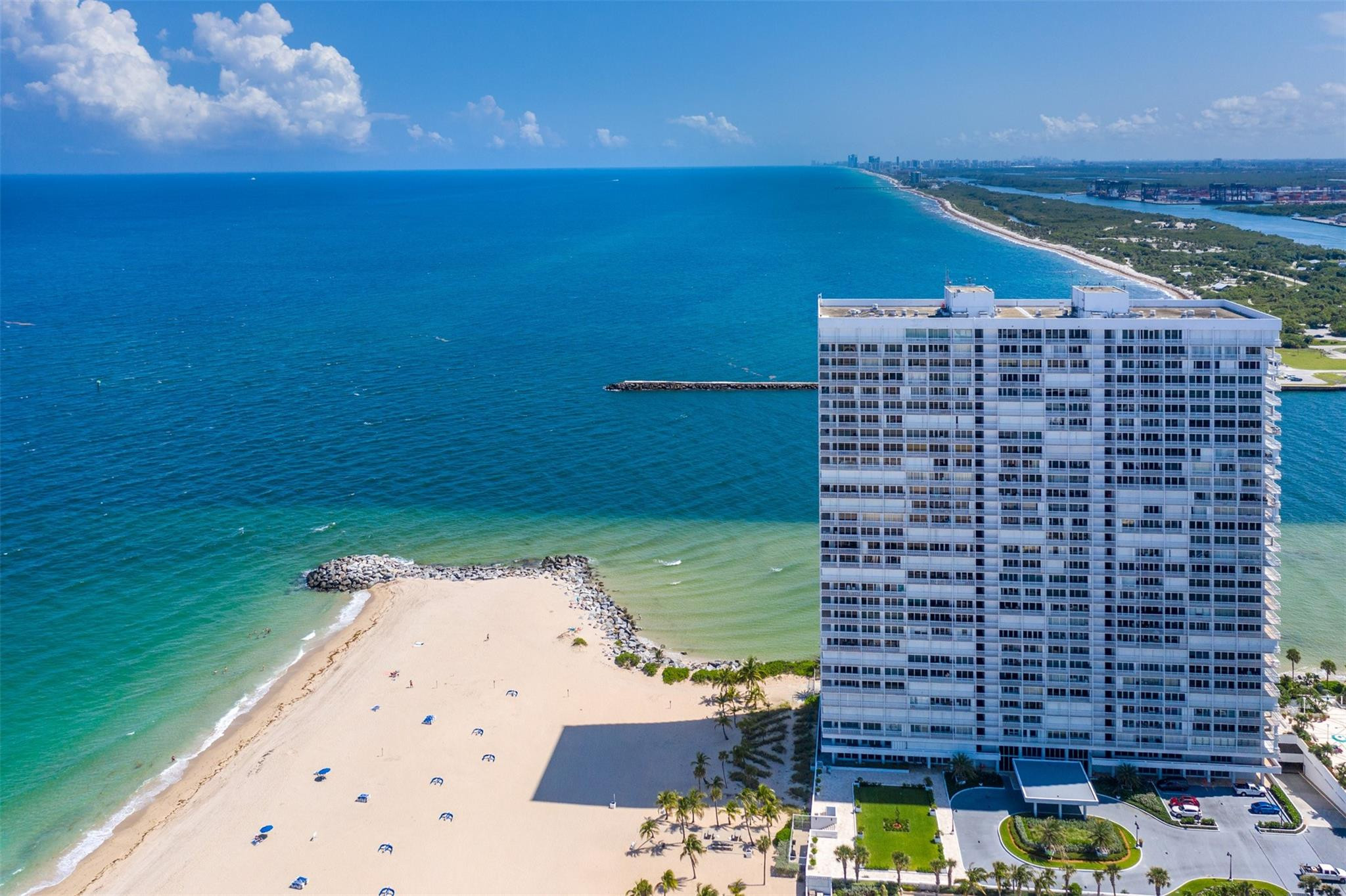 Bring your offers & a great opportunity to own this totally remodeled, light & bright N.W. corner unit at Point of Americas II. Panoramic views of Fort Lauderdale Beach, Ocean and surrounding area await you. This "01" line residence features a large wraparound balcony with hurricane impact sliding doors, porcelain tile flooring, gourmet kitchen with stainless steel appliances, granite counter tops, European styled luxurious bathrooms & more! POA II is ideally located on the very S.E. tip of FTL beach & Port Everglades Inlet and more importantly has an amazing lobby, public areas & 5-Star amenities. Watch the boats & cruise ships sail by & enjoy all that Point of Americas has to offer from multiple gyms, two large pools, on-site restaurant & hotel guest suites to just name a few!