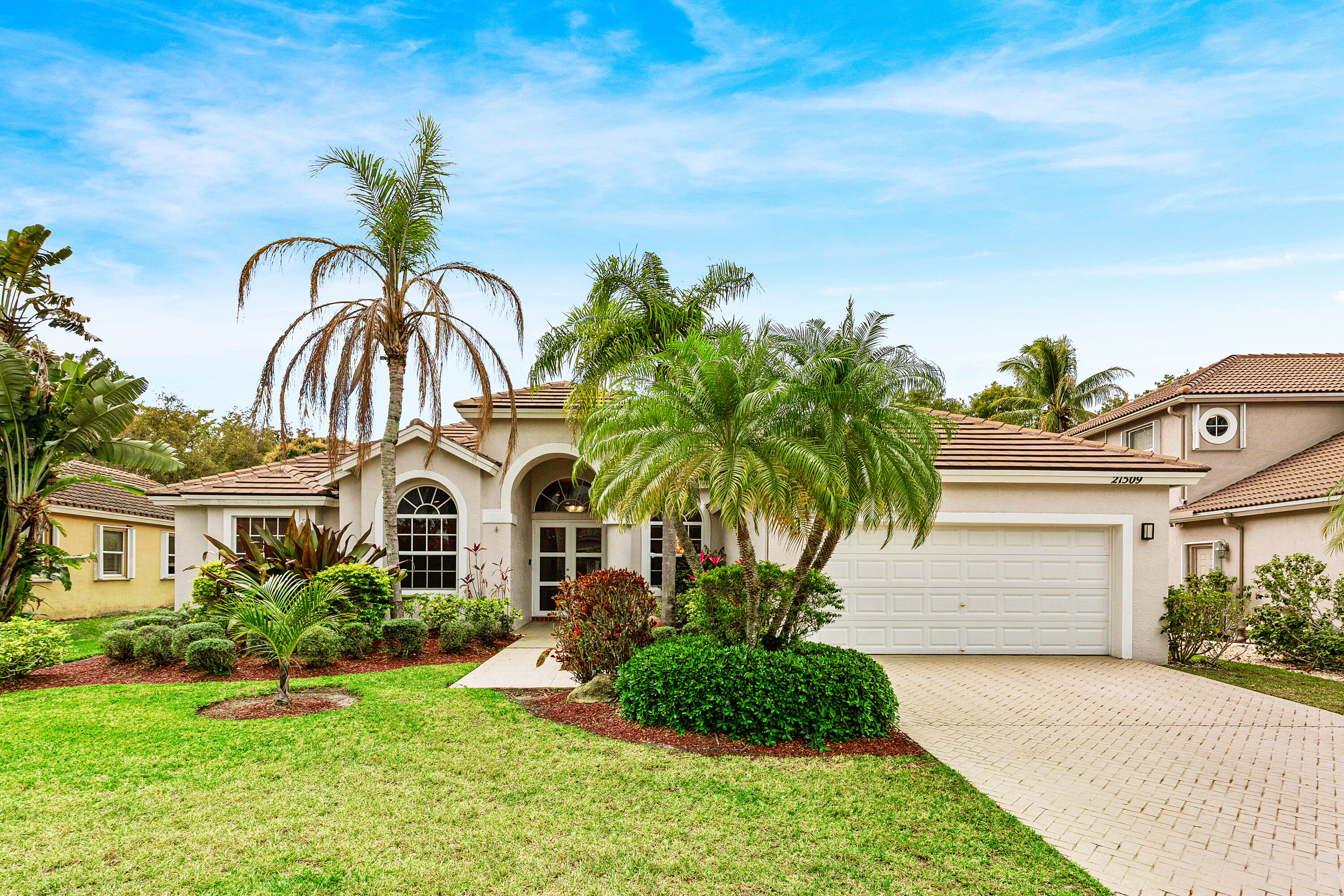 Light, bright, and spacious 4 bedroom, 3 full bath single story pool home in beautiful Majestic Pointe in Boca Falls. This move in ready home with over 2,600 living square feet features an open floor plan with a separate living room, family room, dining room, laundry room, and a split floor plan. Upgrades include a 2020 roof, all impact windows, doors and sliders, 2019 A/C, new appliances, vaulted ceilings, crown molding, recessed lighting, updated fixtures, custom closet organizers, a large screened in pool and additional green space for entertaining. Boca Falls is a premier West Boca community zoned for A schools, a 24/7 manned gatehouse, and resort style amenities. Schedule a private showing.