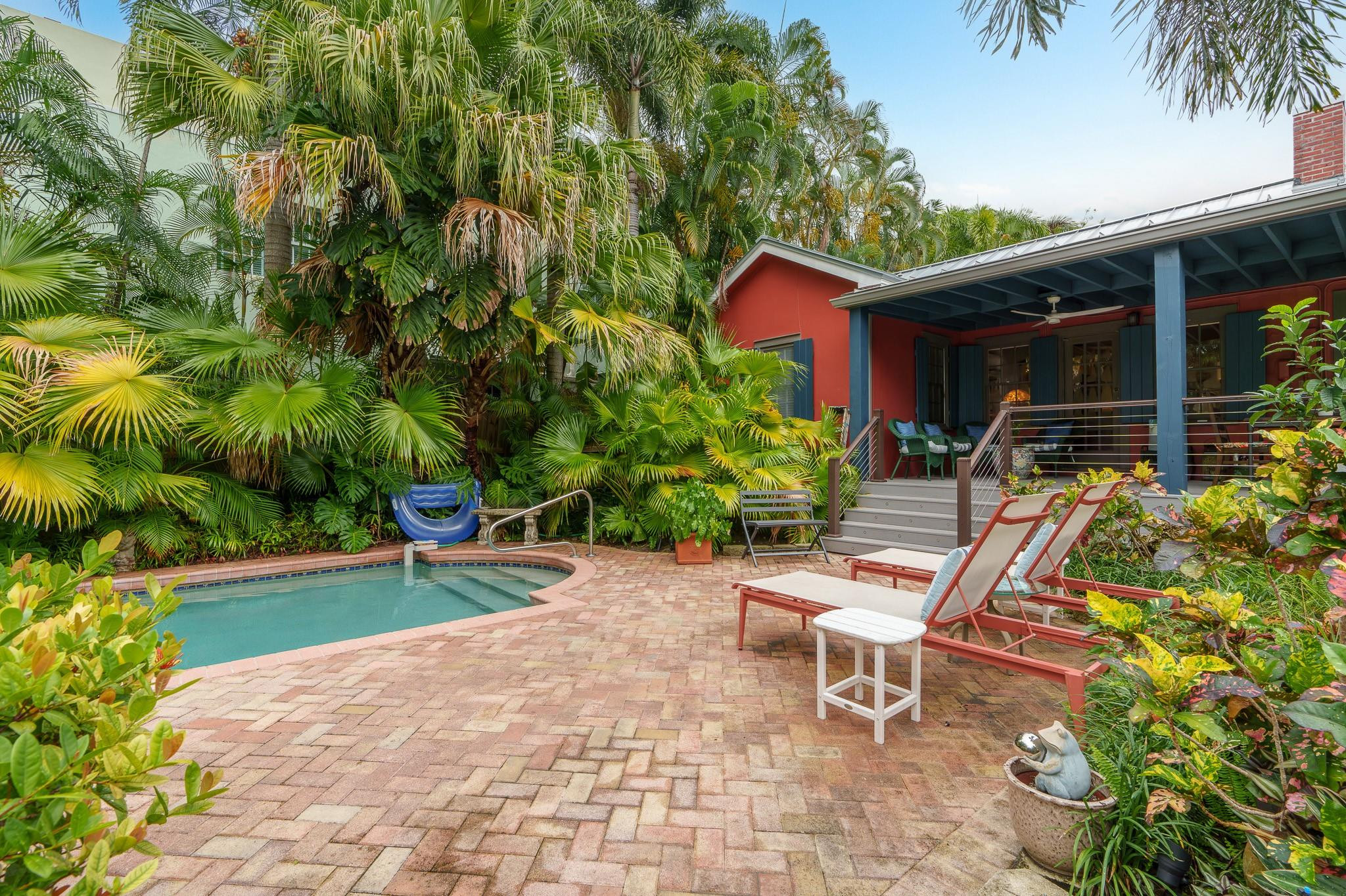 Welcome to your tropical oasis in the heart of the city! This fully furnished rental comes with 2 homes! The main house has 2 bd / 1 ba and features a formal dining room, original hardwood floors, charming fireplace and 2 patios ( open patio overlooking the pool and a screened one facing the yard ). The cottage in the rear is perfect for guests, in-laws or home office space. It has volume ceilings, private kitchen and tons of character. You will love the resort-style amenities including heated private pool, outdoor summer kitchen, washer/dryer. The property is fully gated to ensure your privacy and security. Landscaping and pool maintenance are included in the rent. Available for a minimum of 6-months lease. Rapid approvals. Conveniently located near Las Olas, shopping, dining & beaches.
