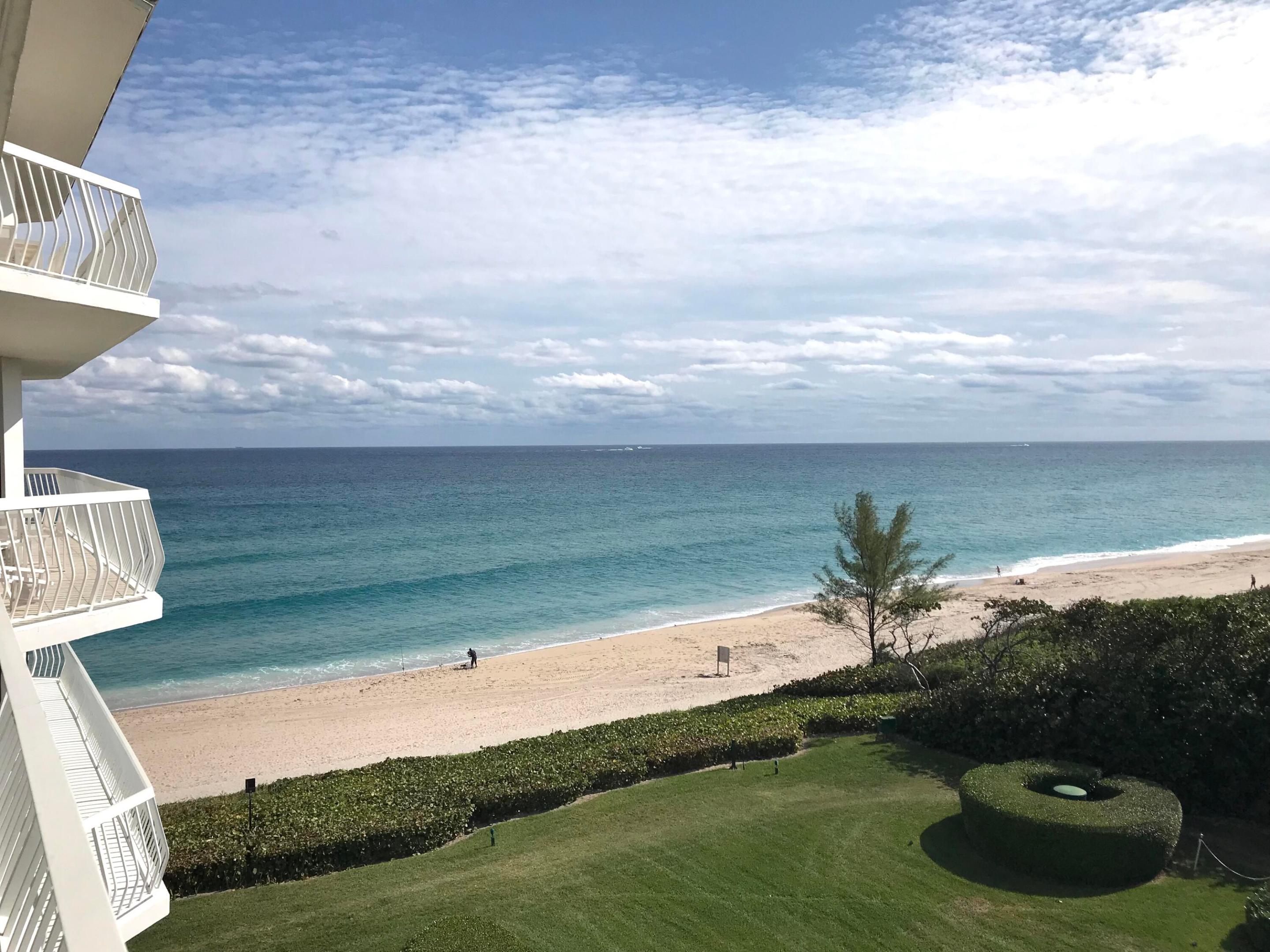 Stunning Ocean to Intracoastal Views from all major rooms from high atop the 5th floor in one of the most sought-after lines at Sloans Curve. As you enter, experience expansive Ocean to Intracoastal views overlooking Phipps Park, new white marble floors leading to a large, newly renovated open kitchen with gorgeous views over the Ocean, expansive terrace perfect for relaxing and entertaining, space for an office plus 9 ft. ceilings. Full-service luxury building featuring 24-gated security, Doorman, Pool, Gym, Tennis, Tennis Pro Shop, Beach and Garage parking. Only one unit from the Ocean! Truly a one-of-a-kind residence in one of Palm Beach's finest buildings.