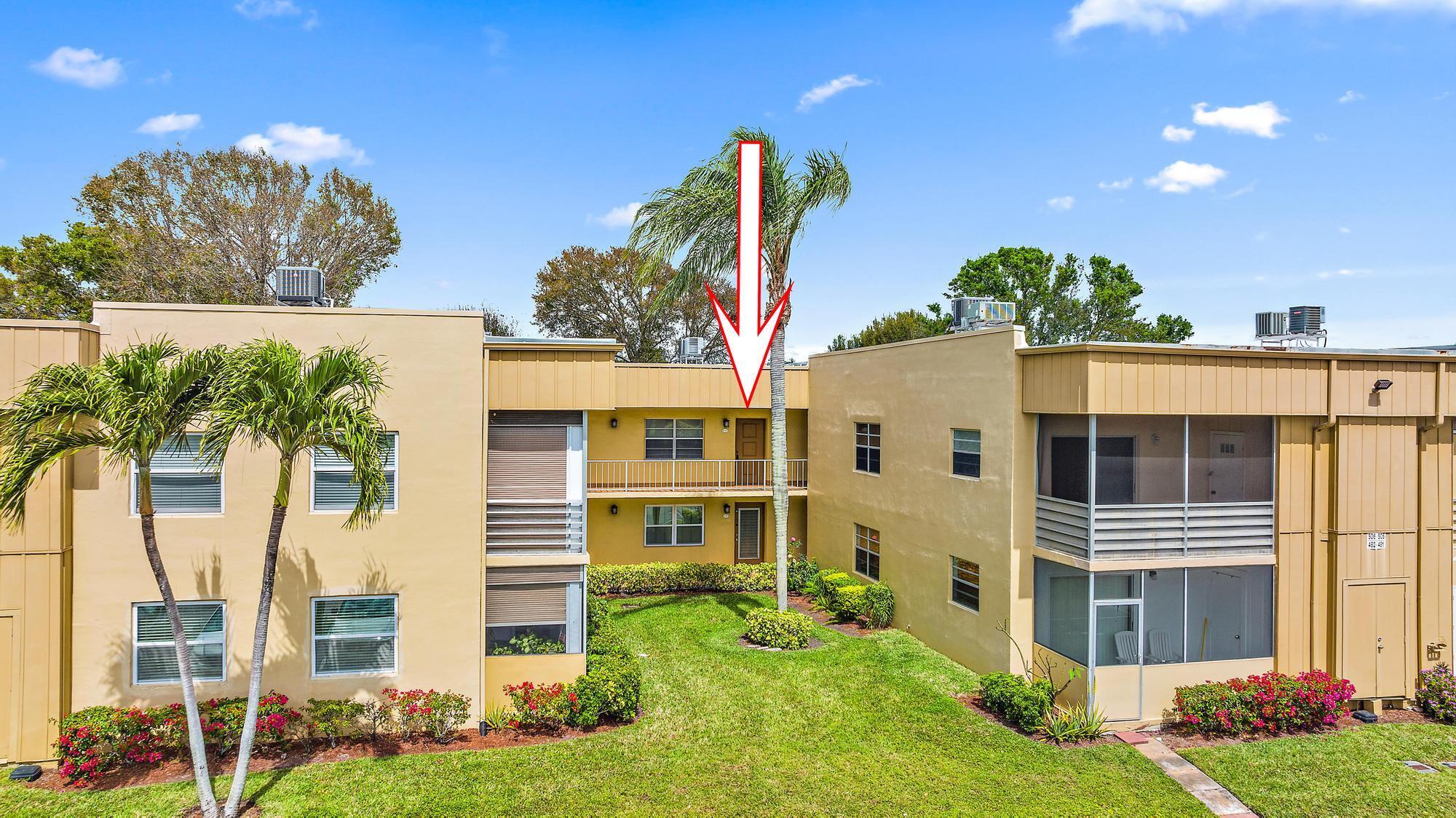 Immerse yourself in the perfect retirement lifestyle in this upgraded 2-bed/2-bath condo. Revel in modern features: updated electric, new water heater, in-unit washer/dryer, Whirlpool stainless steel appliances, white shaker-style kitchen cabinets, quartz countertops, recessed lighting, and beautifully remodeled bathrooms. Enjoy the canal view from this light-filled corner unit with elevator access to this building, The +55 gated community offers two 18-hole golf courses, off-Broadway style shows, a fitness center, and a newly remodeled clubhouse. This unit has an ideal location with easy in/out access, proximity to Delray Medical Center, highways, shopping, and dining. Your tranquil retirement oasis awaits!