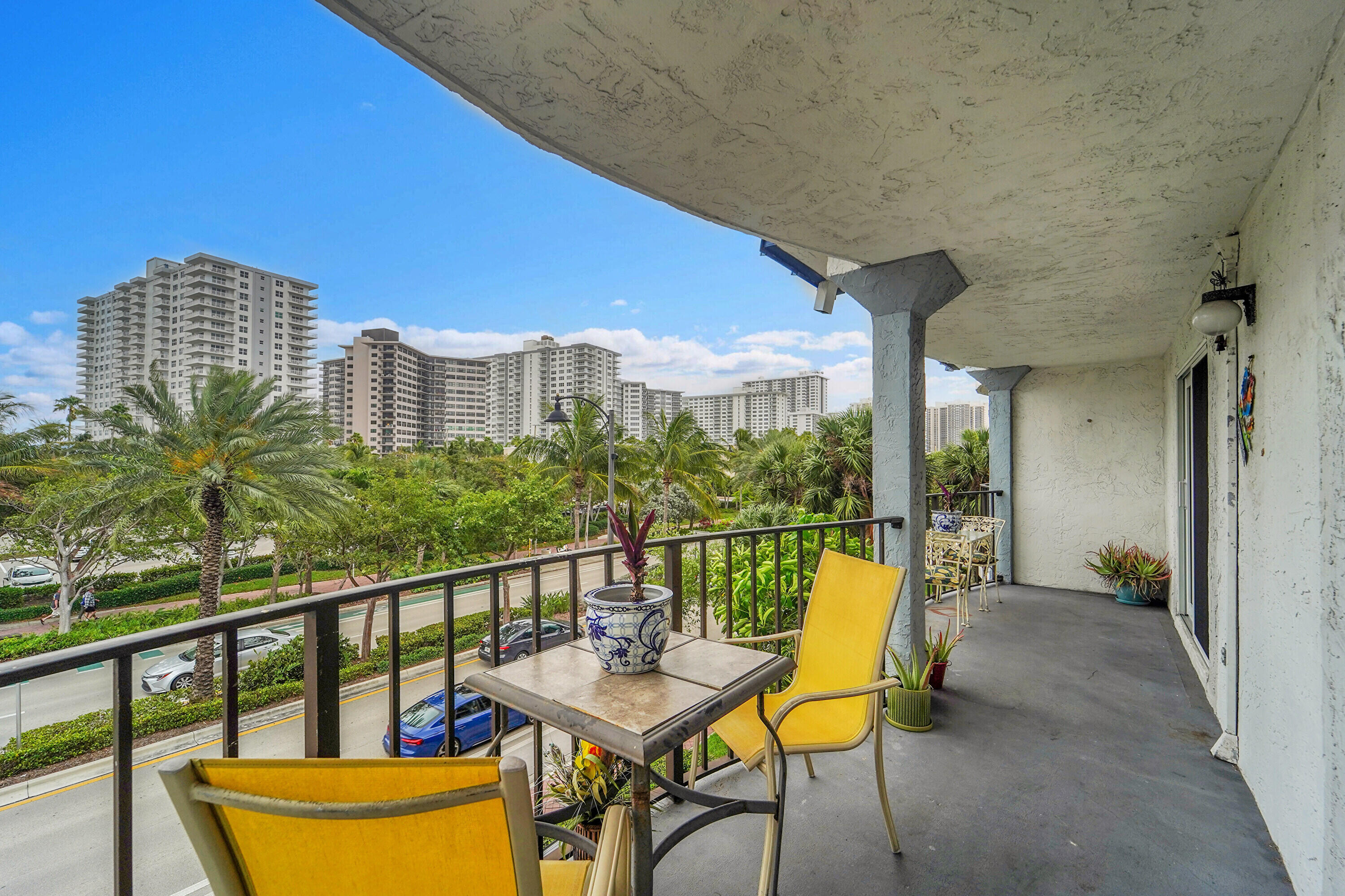 This is a highly desirable East Ft lauderdale location to Live the beach lifestyle at Top of the Mile South!  Welcome to This spacious 1-bedroom, 1.5-bath condo is located directly across from the beach,  offering you incredible walkability to restaurants, grocery stores, shopping, and nightlife. Enjoy a bright, open layout with an oversized double balcony, perfect for relaxing and enjoying the coastal breeze. The unit features impact windows and doors, plus the convenience of an in-unit washer and dryer.This all-ages, no-restrictions community! offers a heated swimming pool, fitness center, gated entry, covered parking, and ample guest spaces.Whether you're looking for a primary residence, vacation getaway, or investment opportunity. This unit is at an exceptional value! Opportunities like this are rare, where else can you find a condo this close to the beach in this price point, with reasonable monthly dues. We cannot wait to show you this beauty!