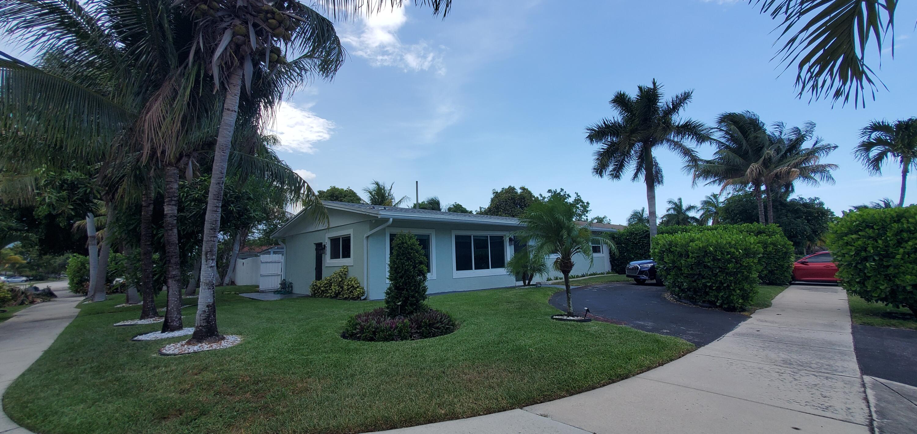 Fantastic area of Deerfield Beach,  This home shows pride of ownership, nicely  remodeled 3/2 with bonus room used as studio or gym.  Roof installed in 2023, AC 6 years old, Water heater, washer / dryer 3 years old.  Home features impact windows and doors.  Large yard with pool and fruit trees for all your entertainment and enjoyment.  This home is ready to move in, priced right for a quick sale.  All major appliances are less than 6 years old!