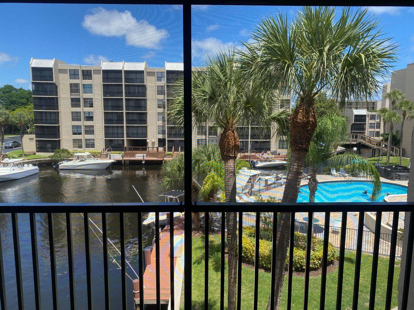 Turnkey unit with Impact Windows, Brand-New A/C, Custom Closets and a Beautiful View of the Pool and Lagoon as soon as you walk in. Resort-Style Living Community with Five Saltwater Pools, Two Gyms, Dry-Sauna, EV Charging, BBQs, Putting Green, Tennis and Pickleball courts. 24-hour Gated Security. Close to Mizner Park and only 5 minutes away from the Beach. HOA dues include Master HOI, basic cable, water and trash. No trucks allowed. Available for rent as well.
