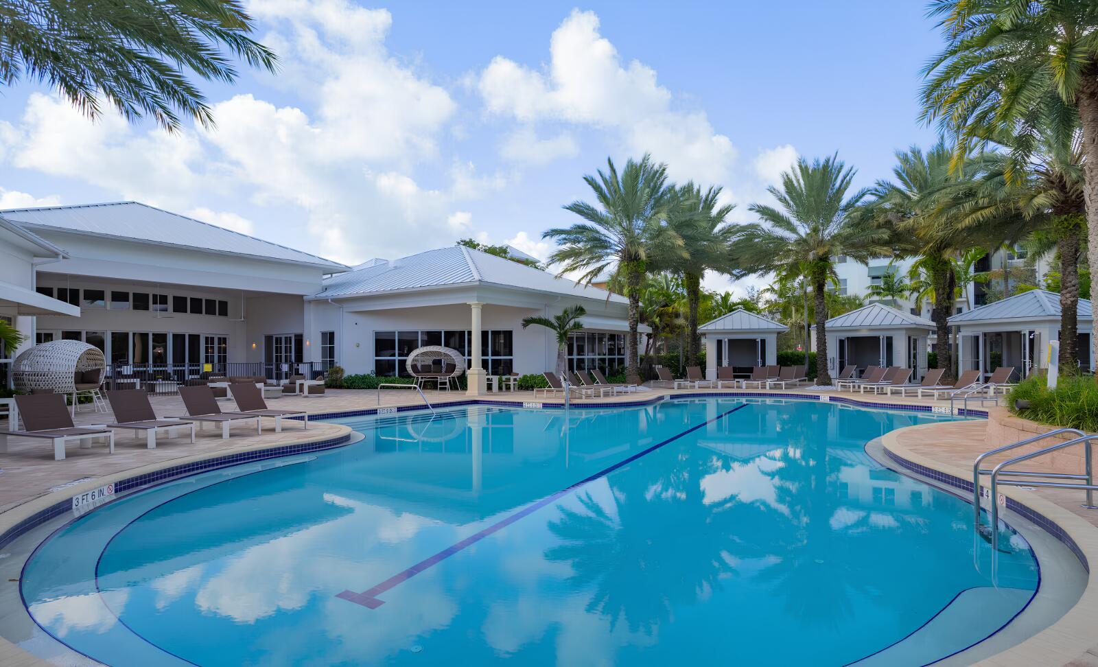 Welcome to Cameron Estates, one of West Palm Beach's premier resort-style communities. Offering spacious one-, two-, and three-bedroom apartments and townhomes, Cameron Estates combines modern luxury with exceptional convenience. Residences feature open-concept floor plans, granite countertops, stainless steel appliances, spa-inspired bathrooms, walk-in closets, and private outdoor living spaces. Residents enjoy access to an impressive collection of amenities, including a heated lakefront pool with private cabanas, state-of-the-art fitness center, tennis and volleyball courts, private movie theater, concierge services, dog park, walking trails, and resident social events. Ideally located minutes from Downtown West Palm Beach, Palm Beach Outlets, CityPlace, and major highways, Cameron  Estates delivers upscale living in the heart of South Florida